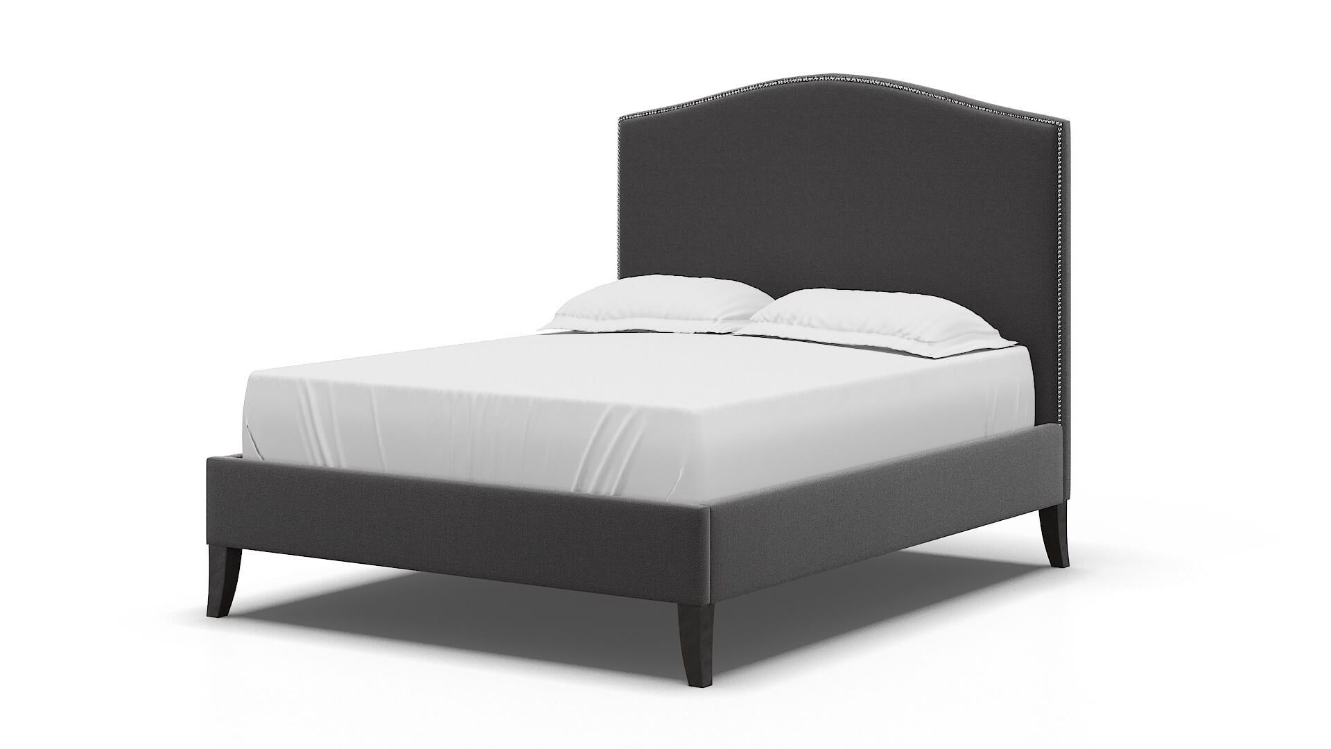 Dalion Catalina Charcoal Bed espresso legs 5