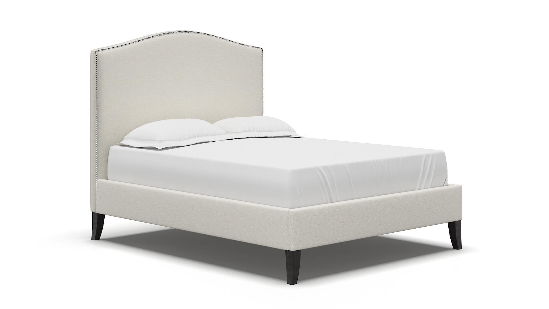 Dalion Catalina Ivory Bed espresso legs 2