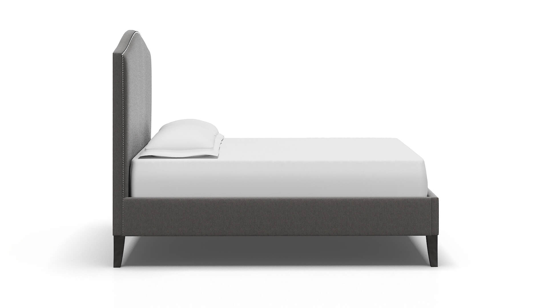 Dalion Cosmo Charcoal Bed espresso legs 3