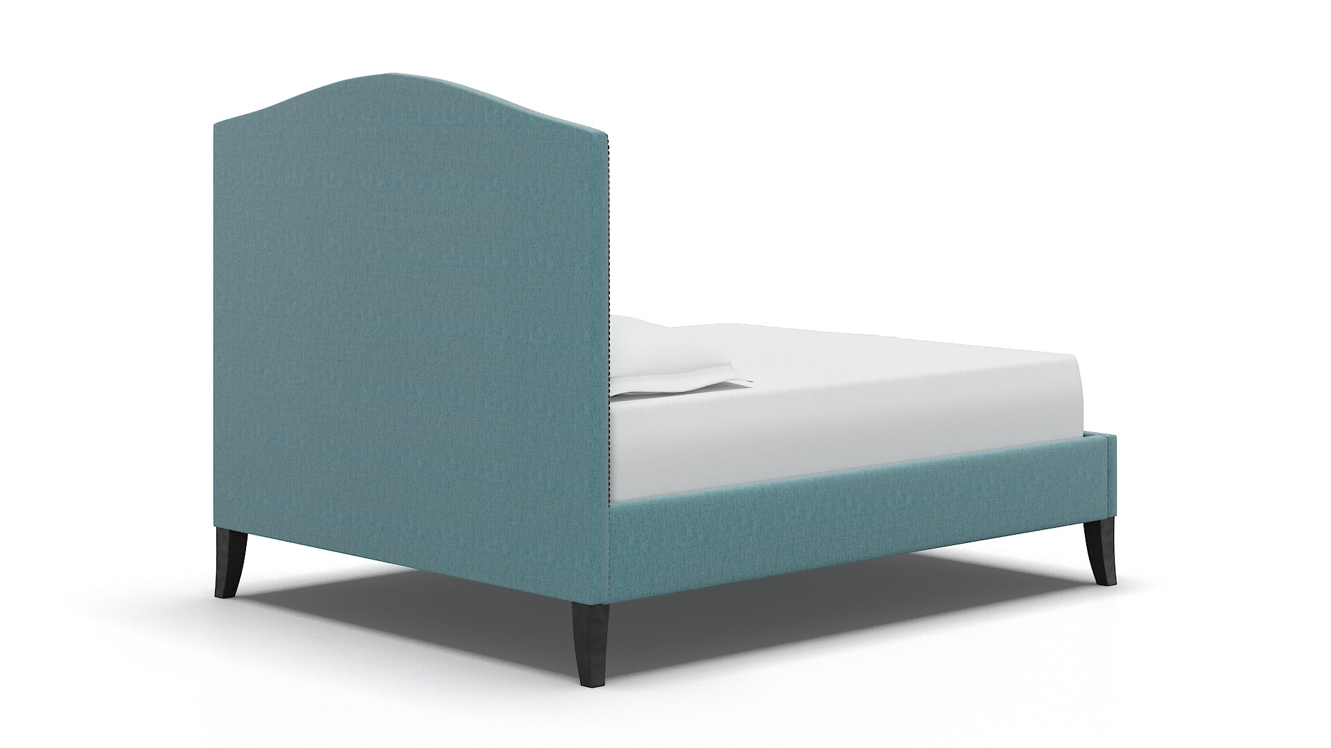 Dalion Cosmo Turquoise Bed espresso legs 4