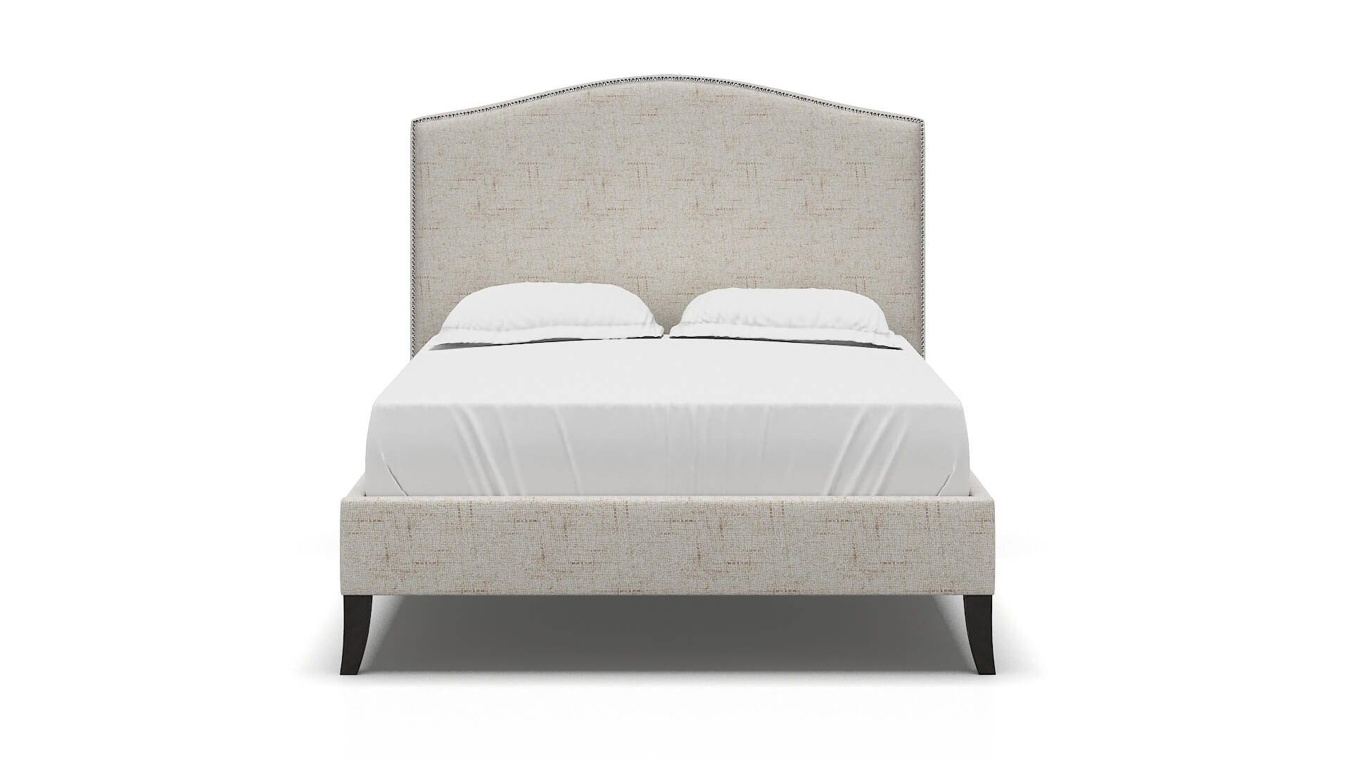 Dalion Derby Taupe Bed espresso legs 1