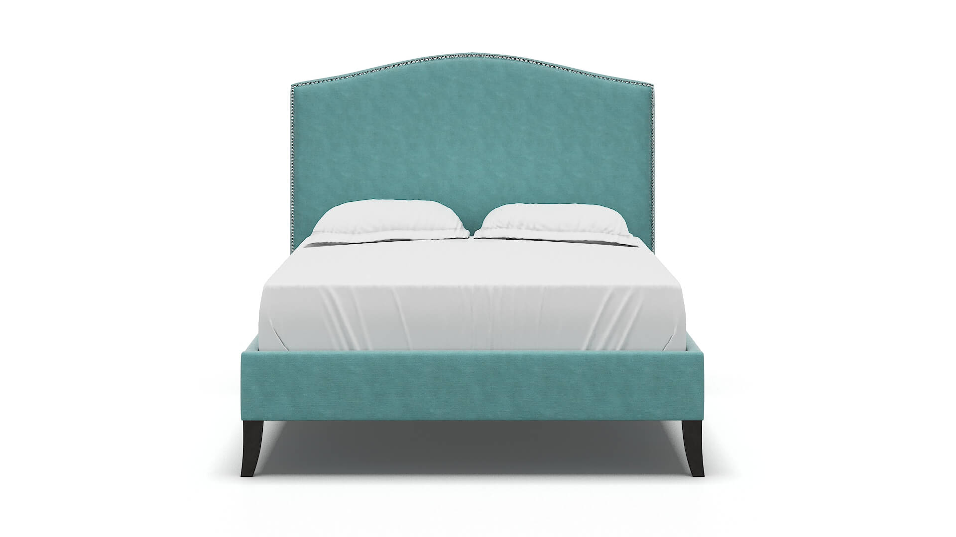 Dalion Dream_d French_blue Bed espresso legs 1