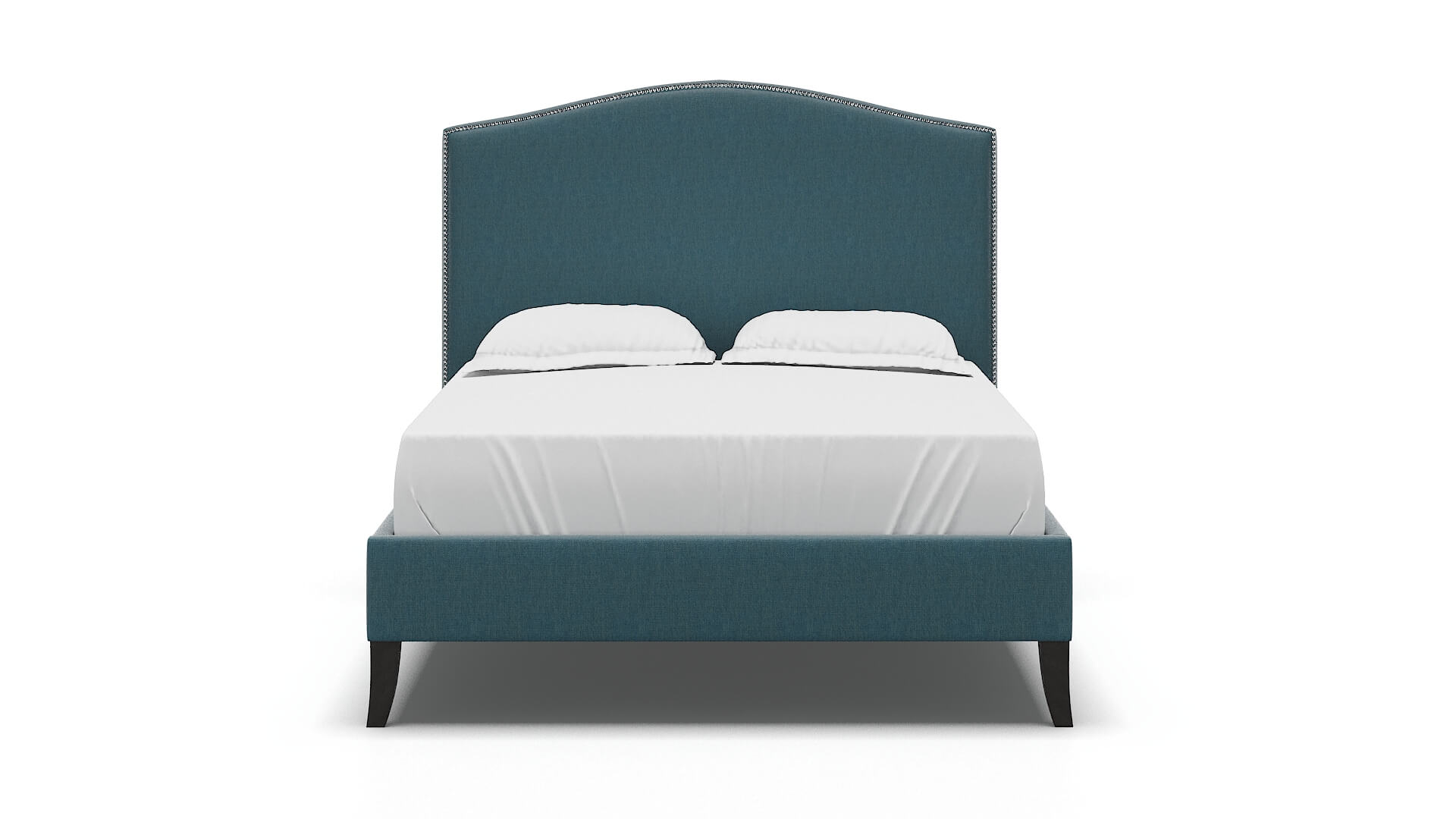 Dalion Hepburn Teal Bed espresso legs 1