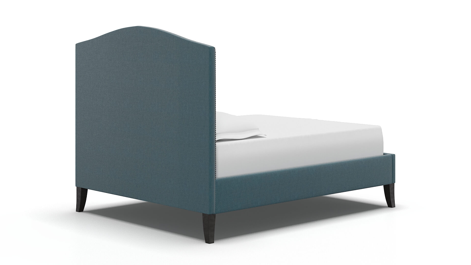 Dalion Hepburn Teal Bed espresso legs 4