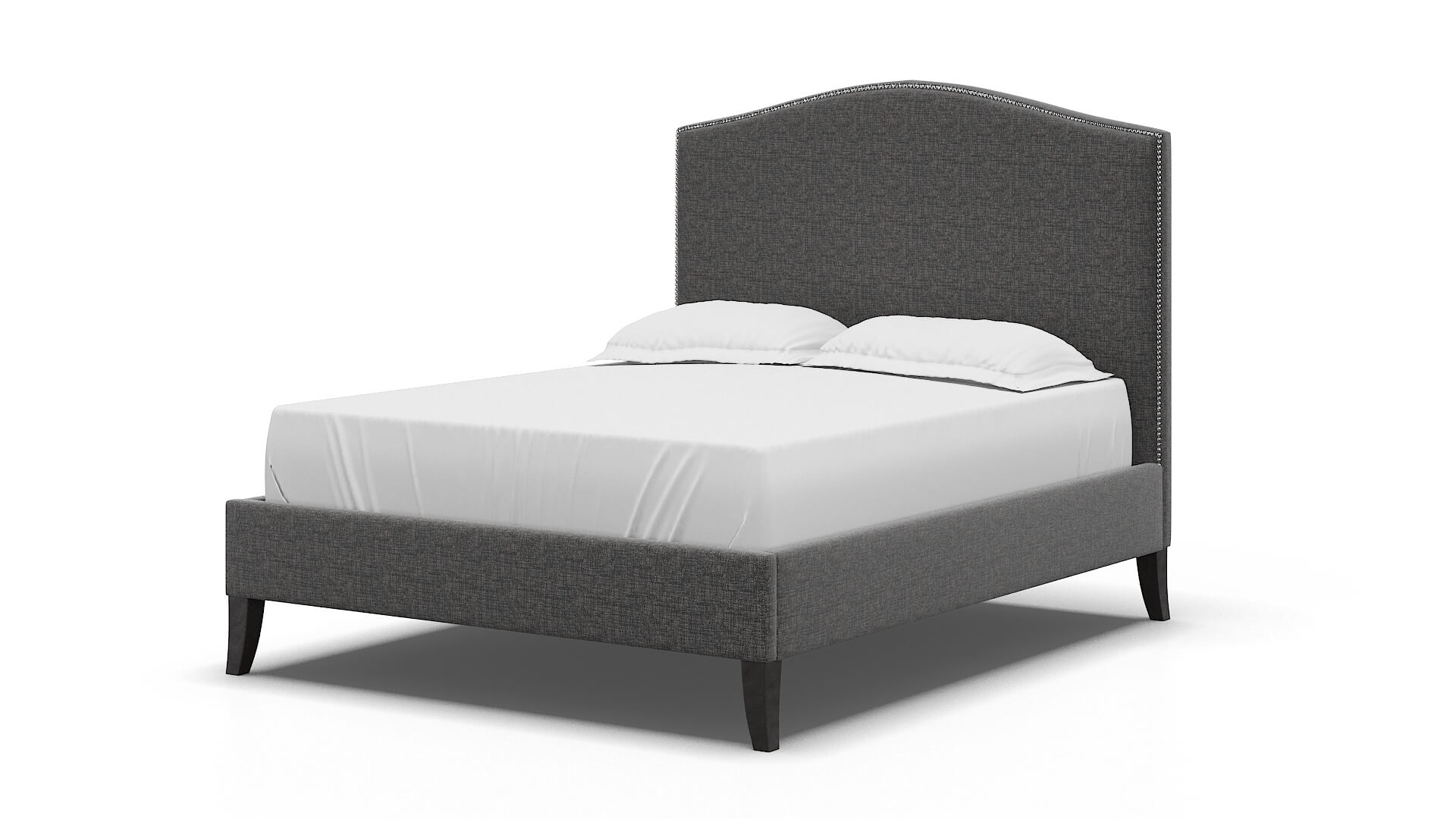 Dalion Insight Charcoal Bed espresso legs 5