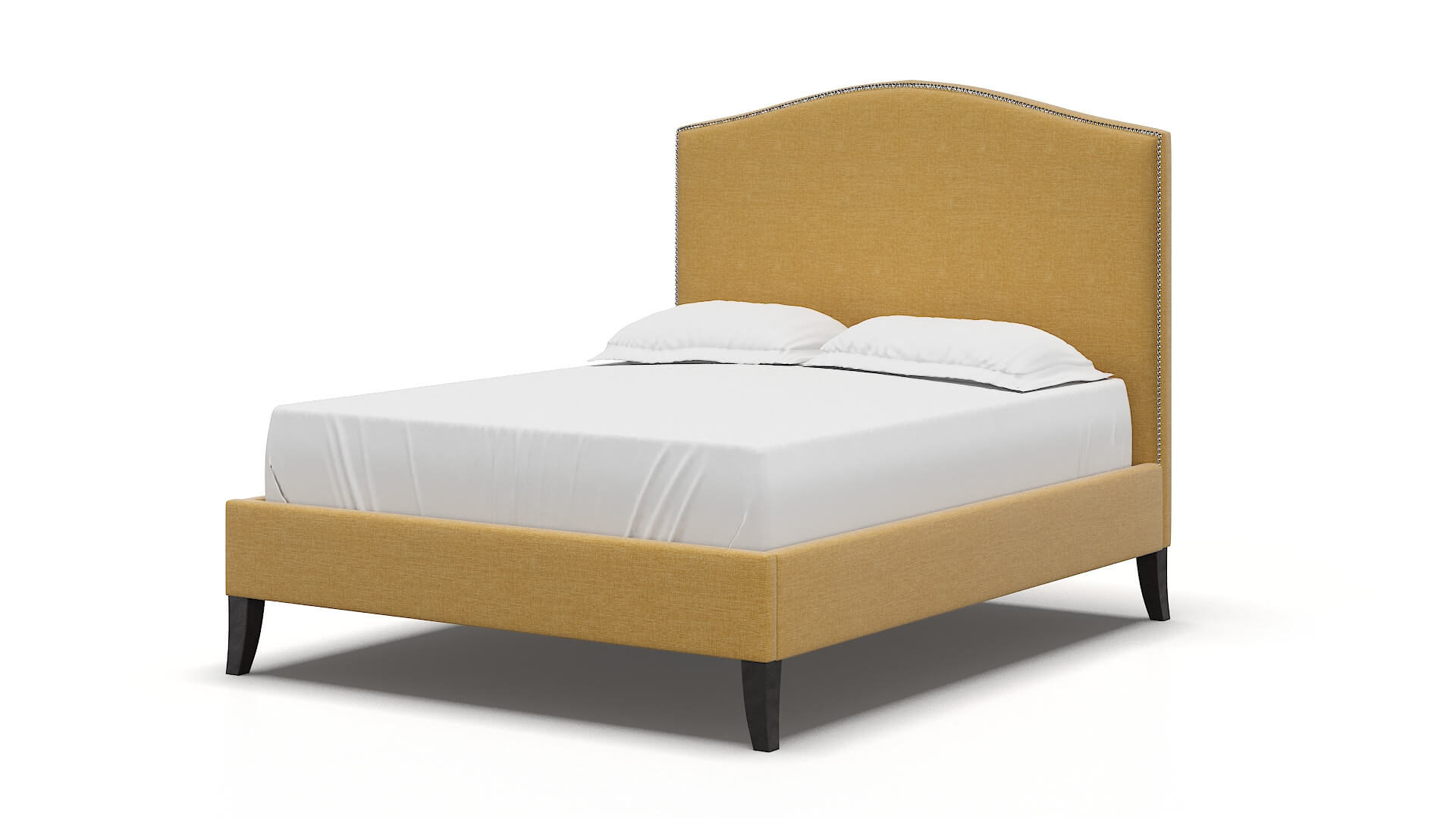 Dalion Leslie Saffron Bed espresso legs 5