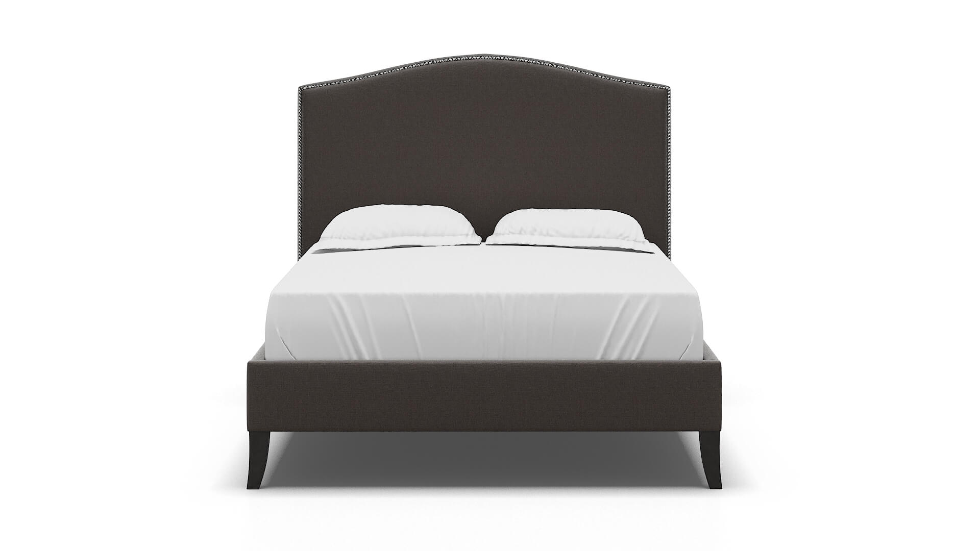 Dalion Naples Graphite Bed espresso legs 1