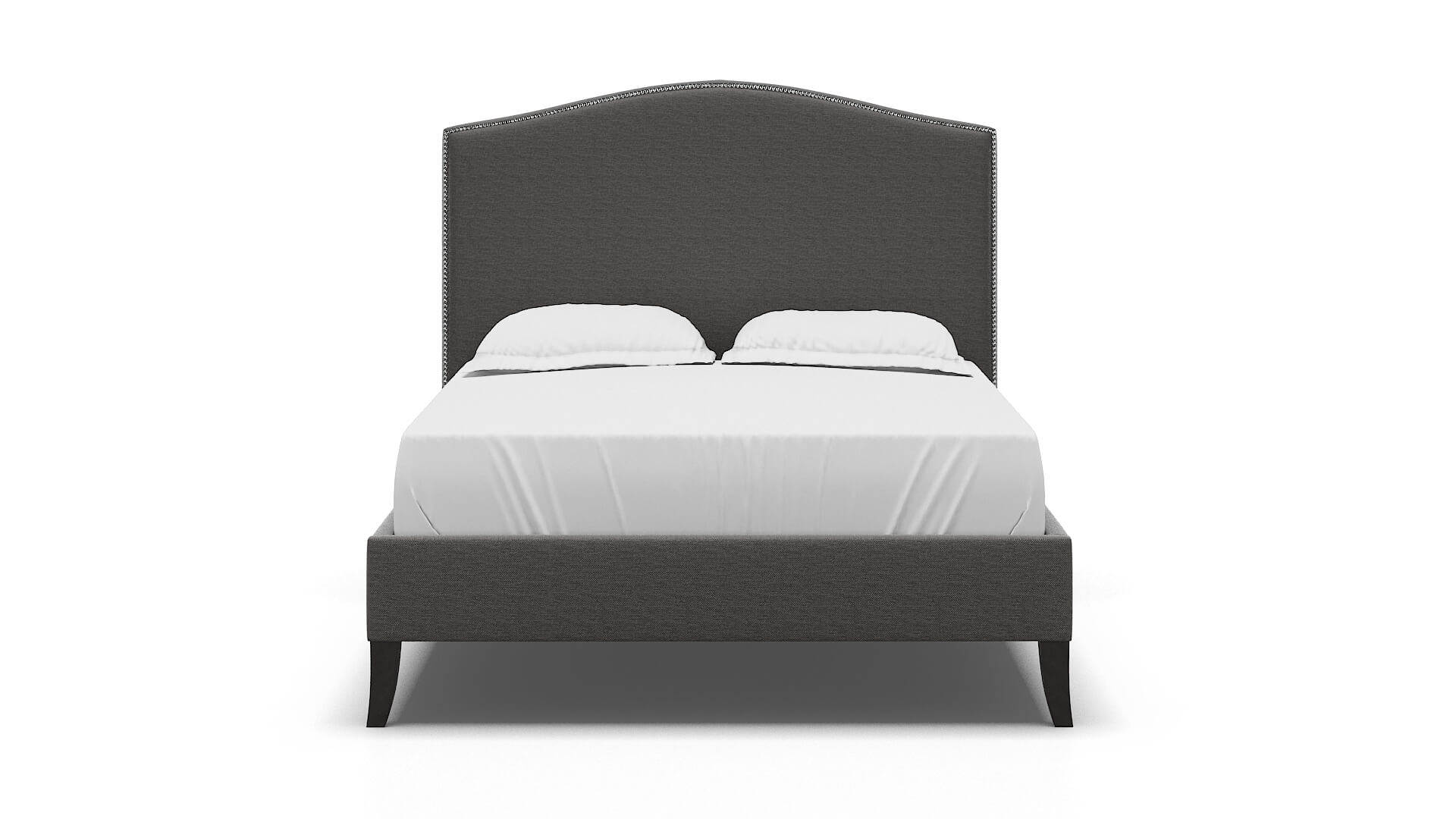 Dalion Oscar Charcoal Bed espresso legs 1