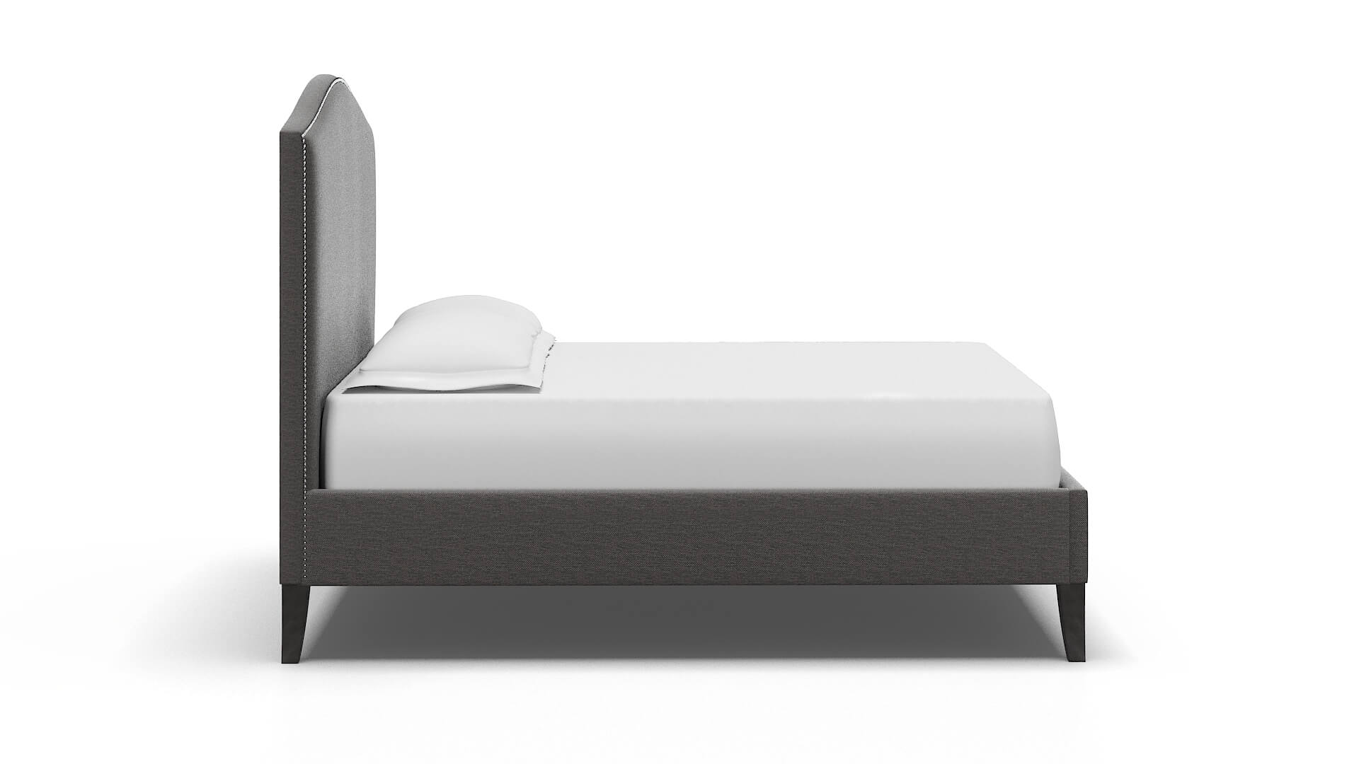 Dalion Oscar Charcoal Bed espresso legs 3