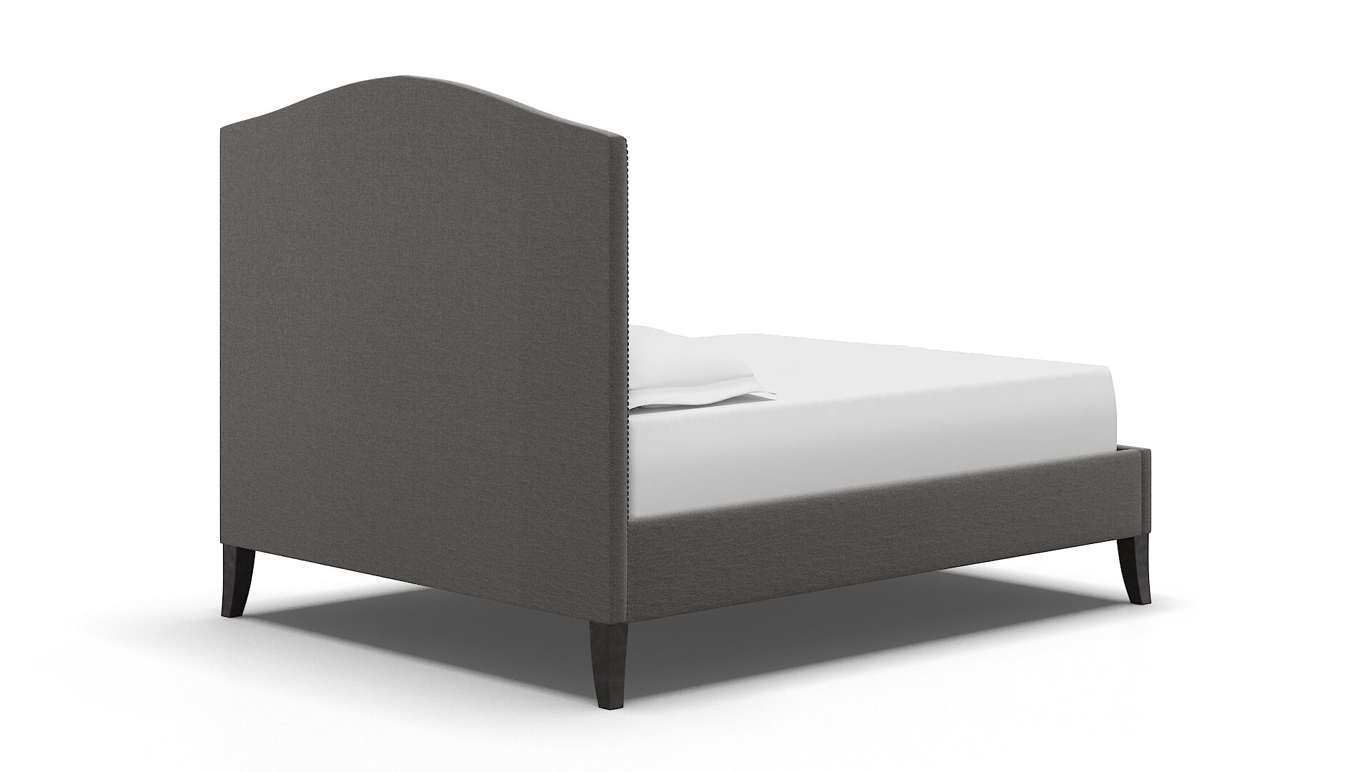 Dalion Oscar Charcoal Bed espresso legs 4