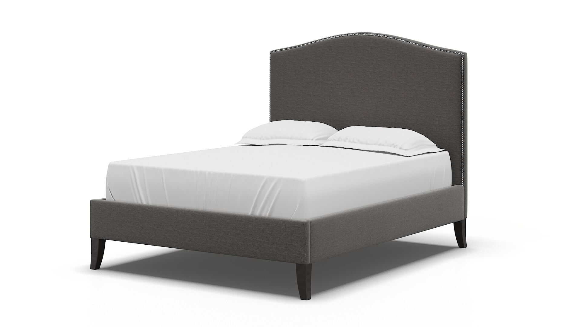 Dalion Oscar Charcoal Bed espresso legs 5