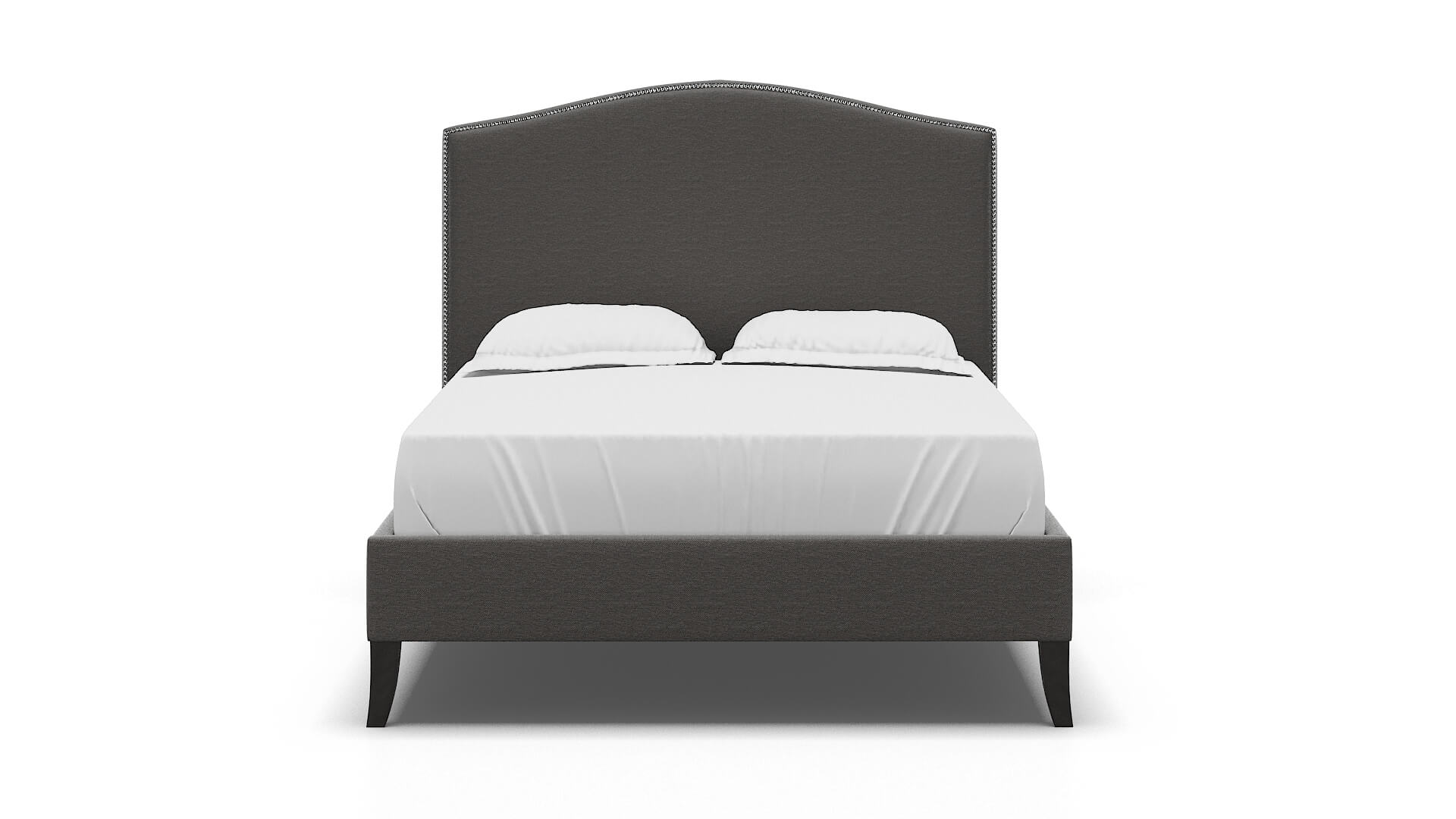 Dalion Oscar Grey Bed espresso legs 1