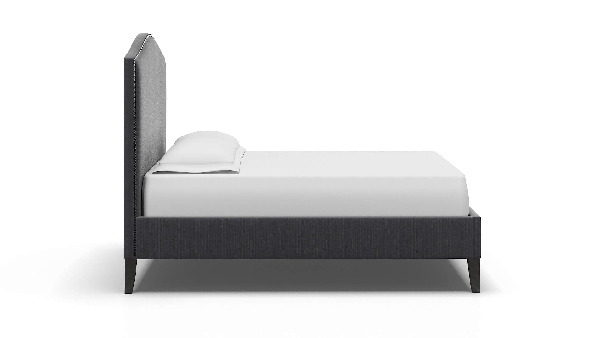 Dalion Parker Charcoal Bed espresso legs 3