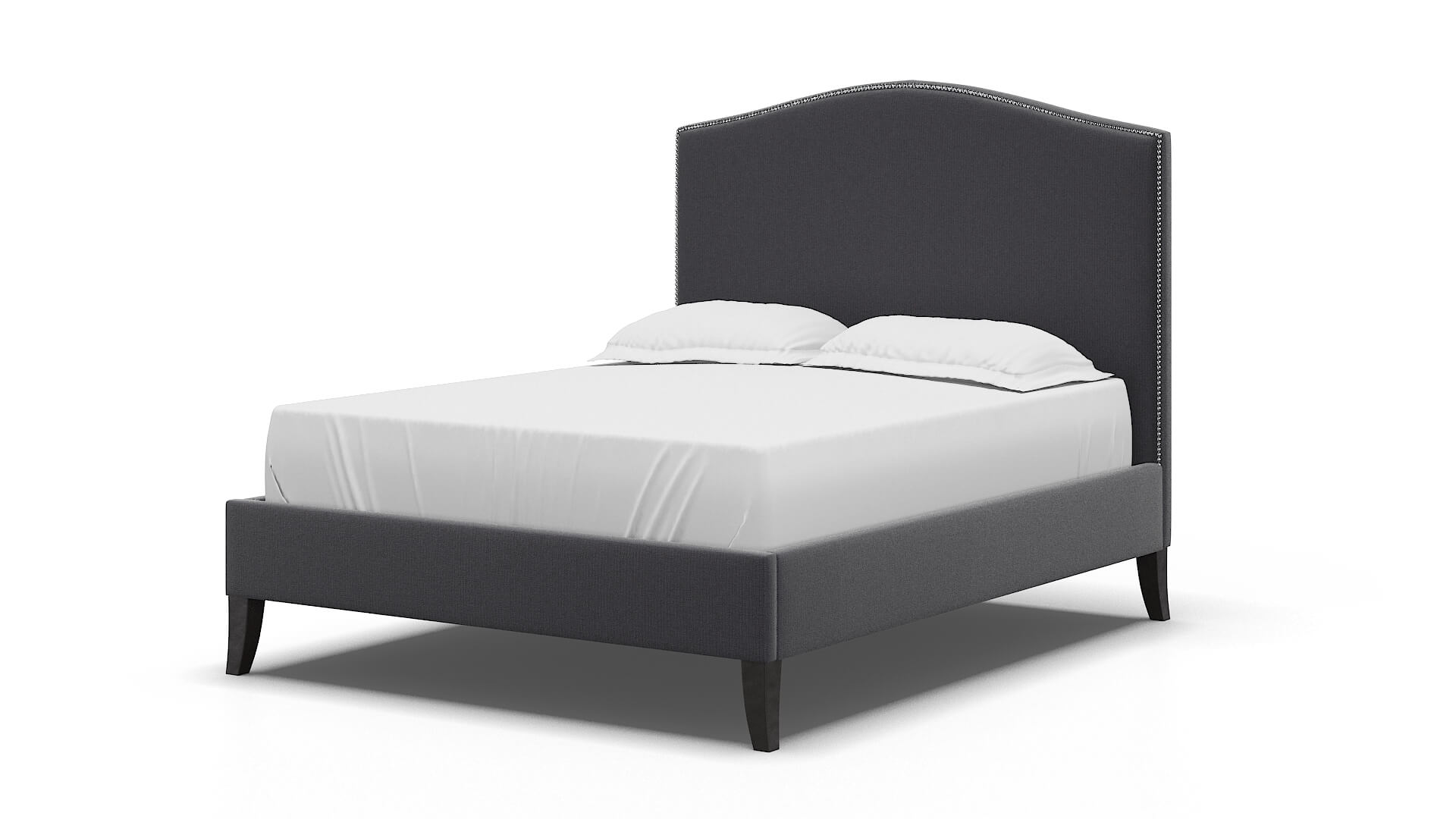 Dalion Parker Charcoal Bed espresso legs 5