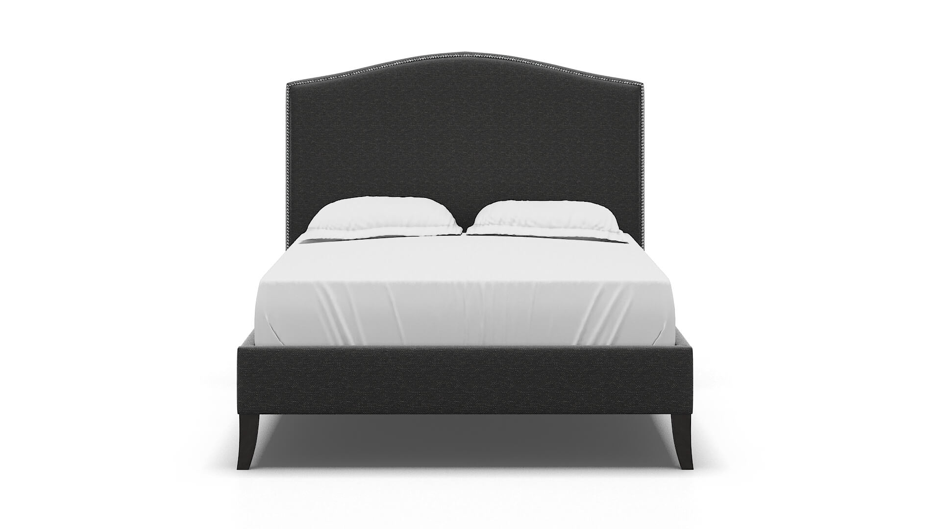 Dalion Phoenix Charcoal Bed espresso legs 1