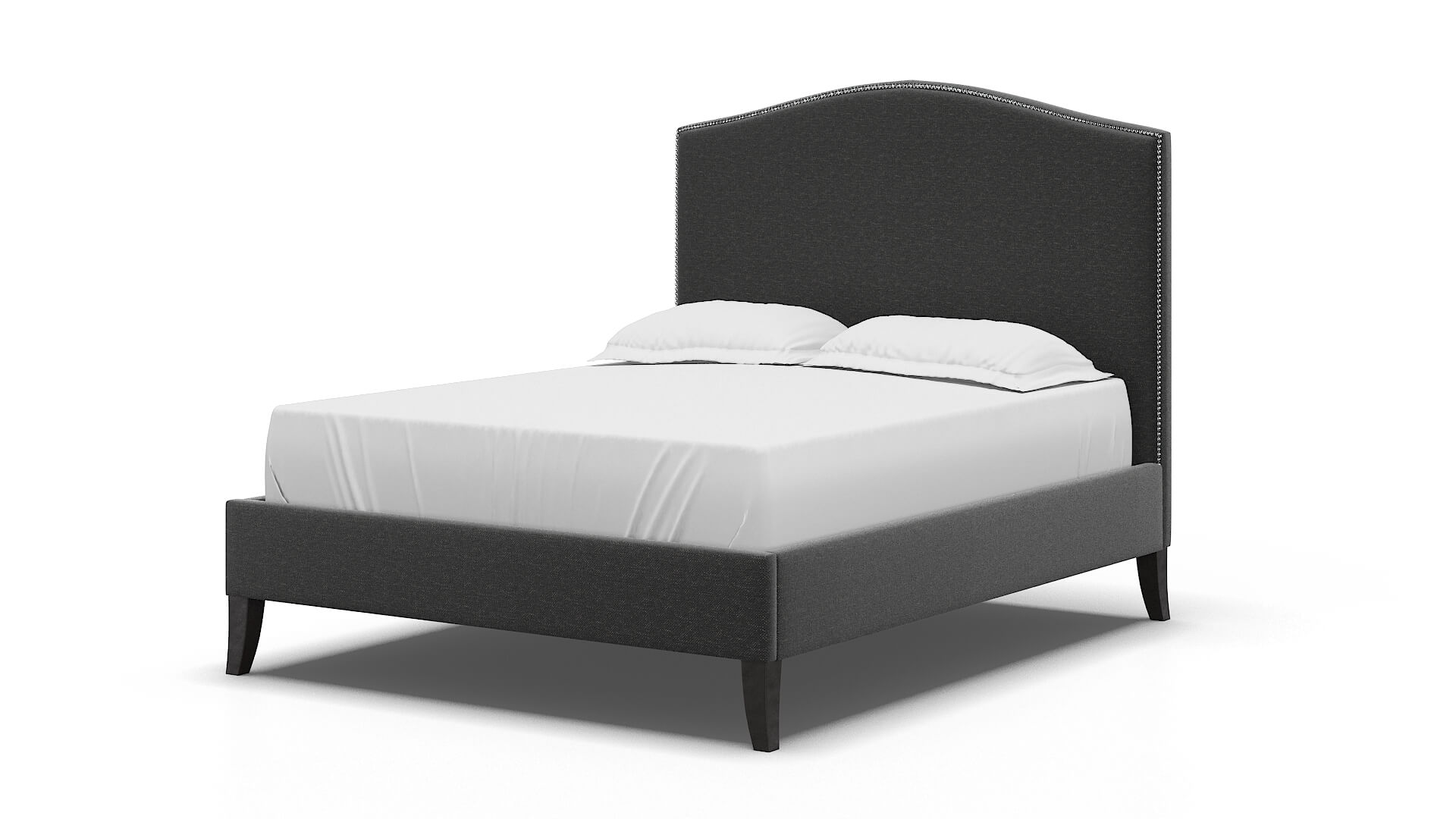 Dalion Phoenix Charcoal Bed espresso legs 5