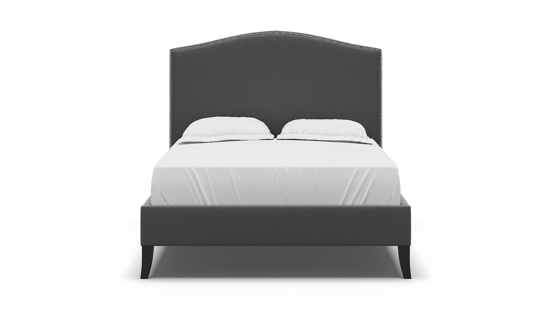 Dalion Rocket Charcoal Bed espresso legs 1