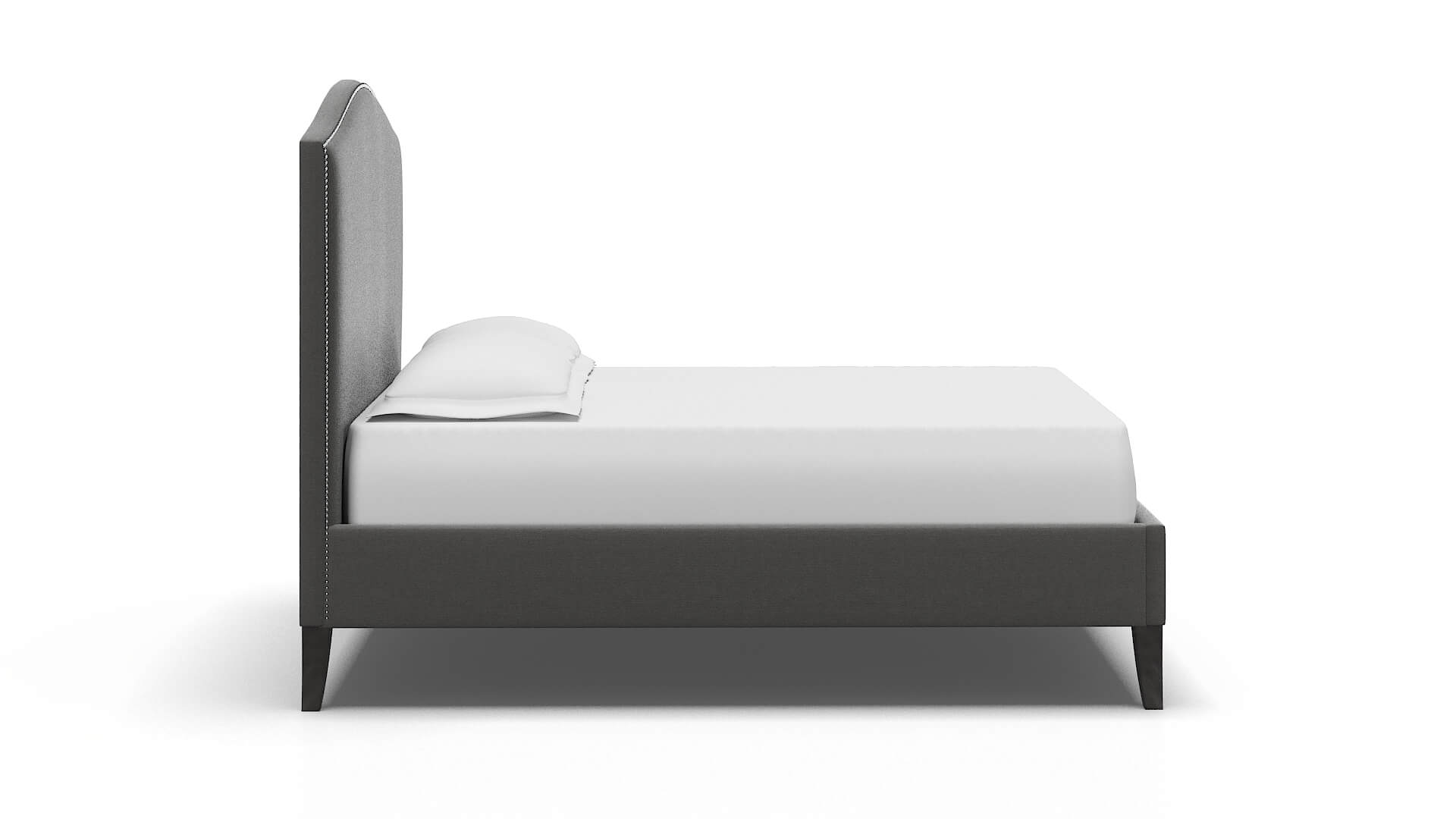 Dalion Rocket Charcoal Bed espresso legs 3