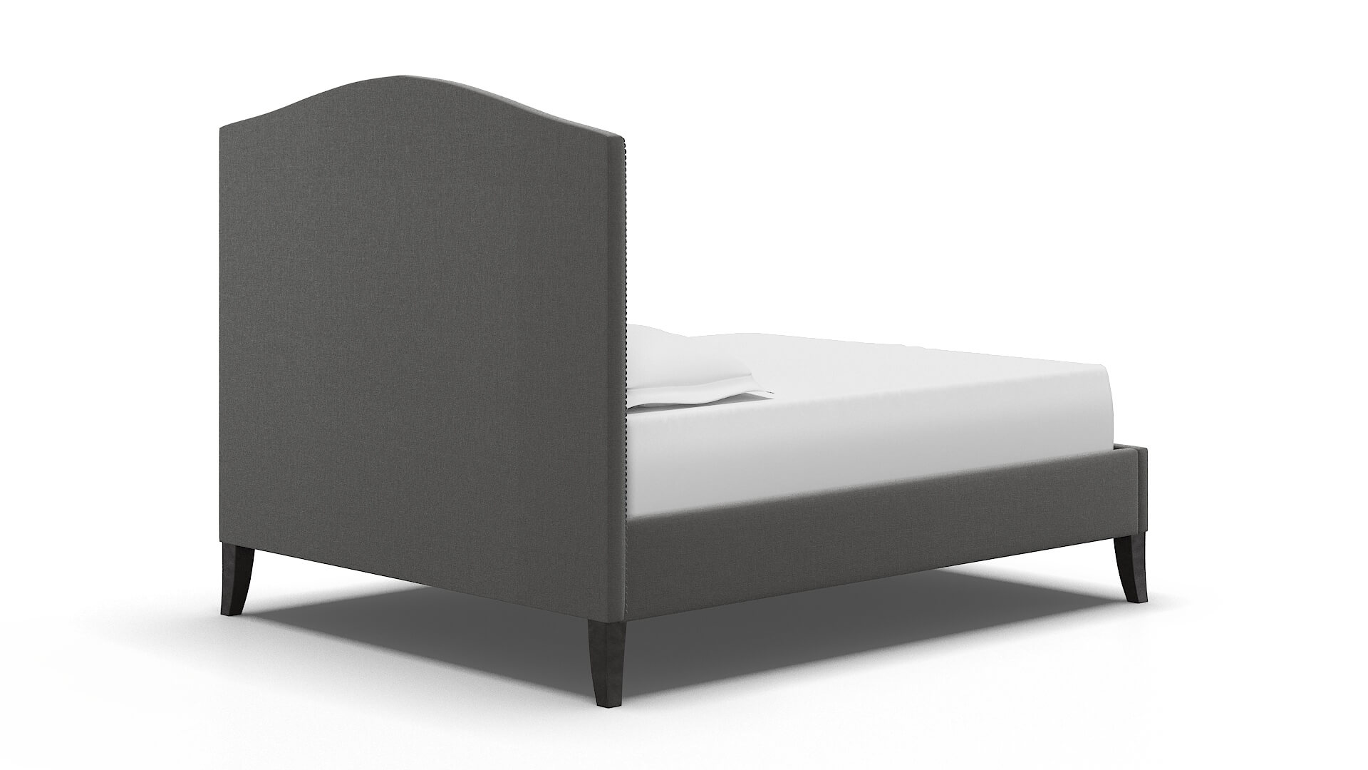 Dalion Rocket Charcoal Bed espresso legs 4
