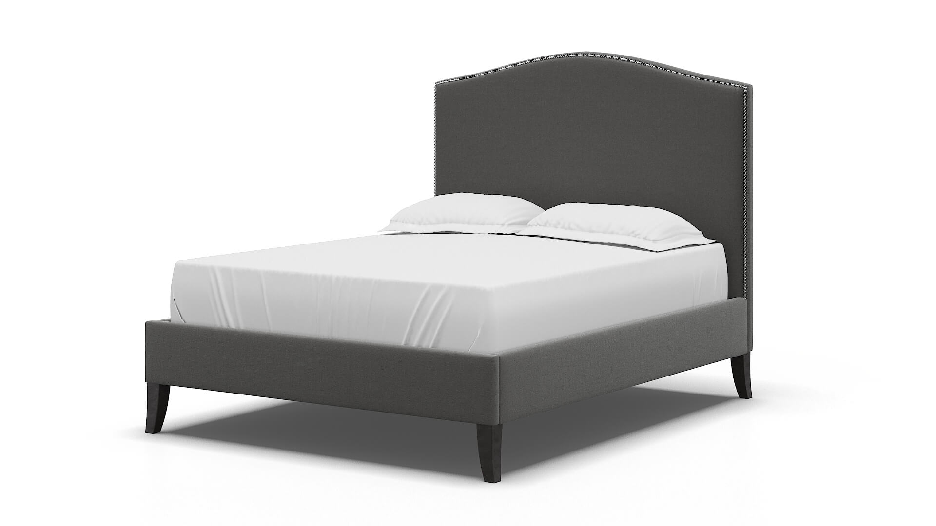 Dalion Rocket Charcoal Bed espresso legs 5