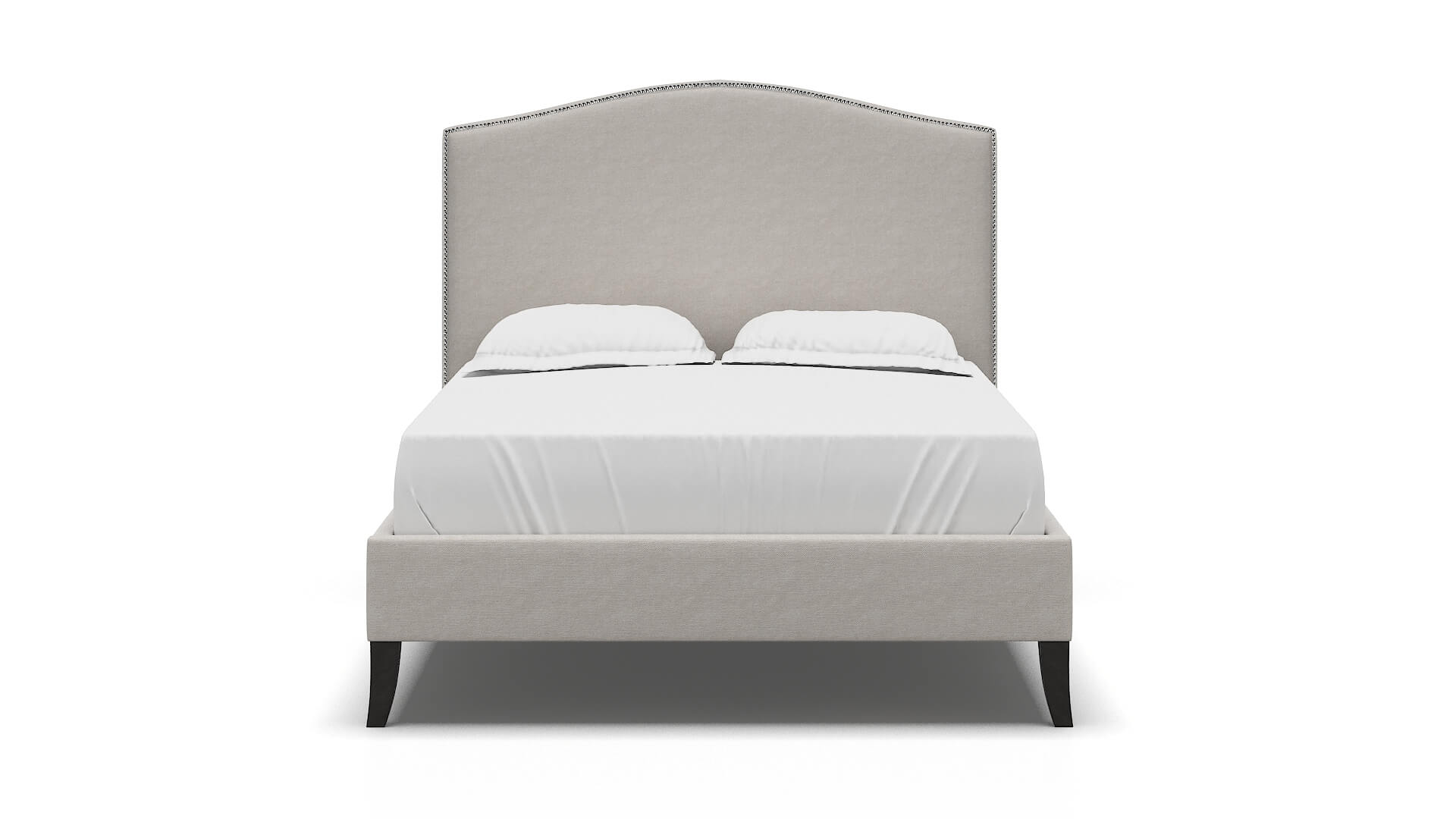 Dalion Suave Dove Bed espresso legs 1