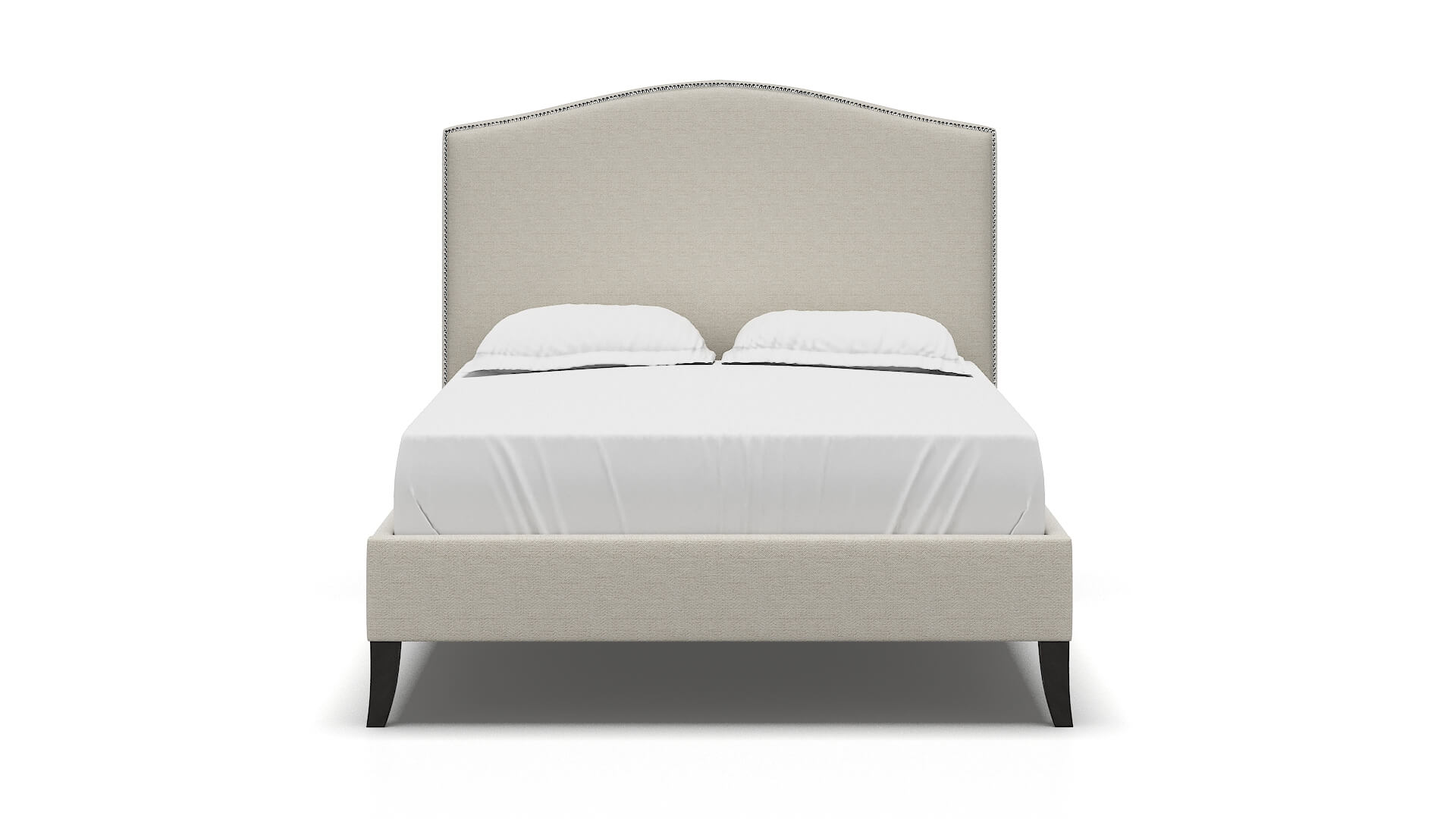 Dalion Venus Cream Bed espresso legs 1