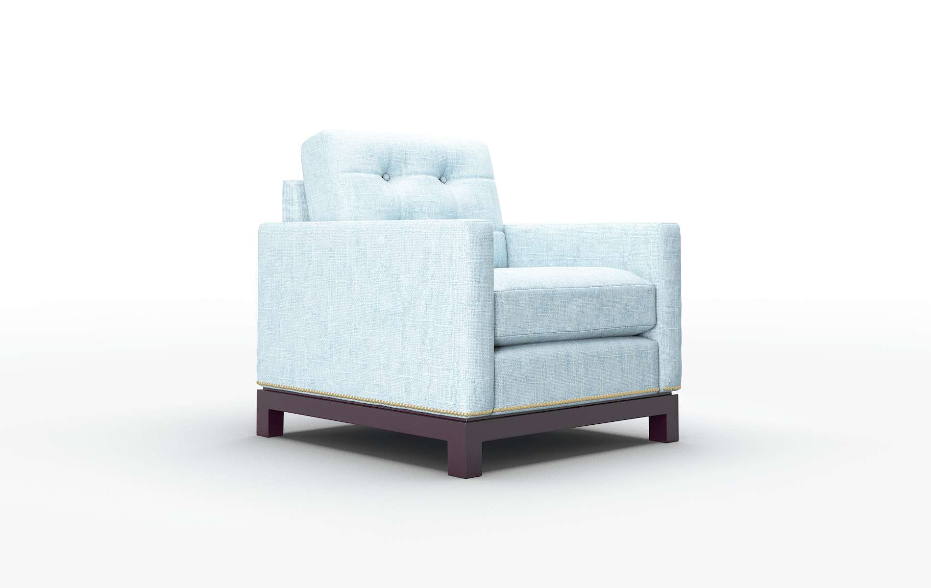 Davos Atlas Turquoise Chair espresso legs 2