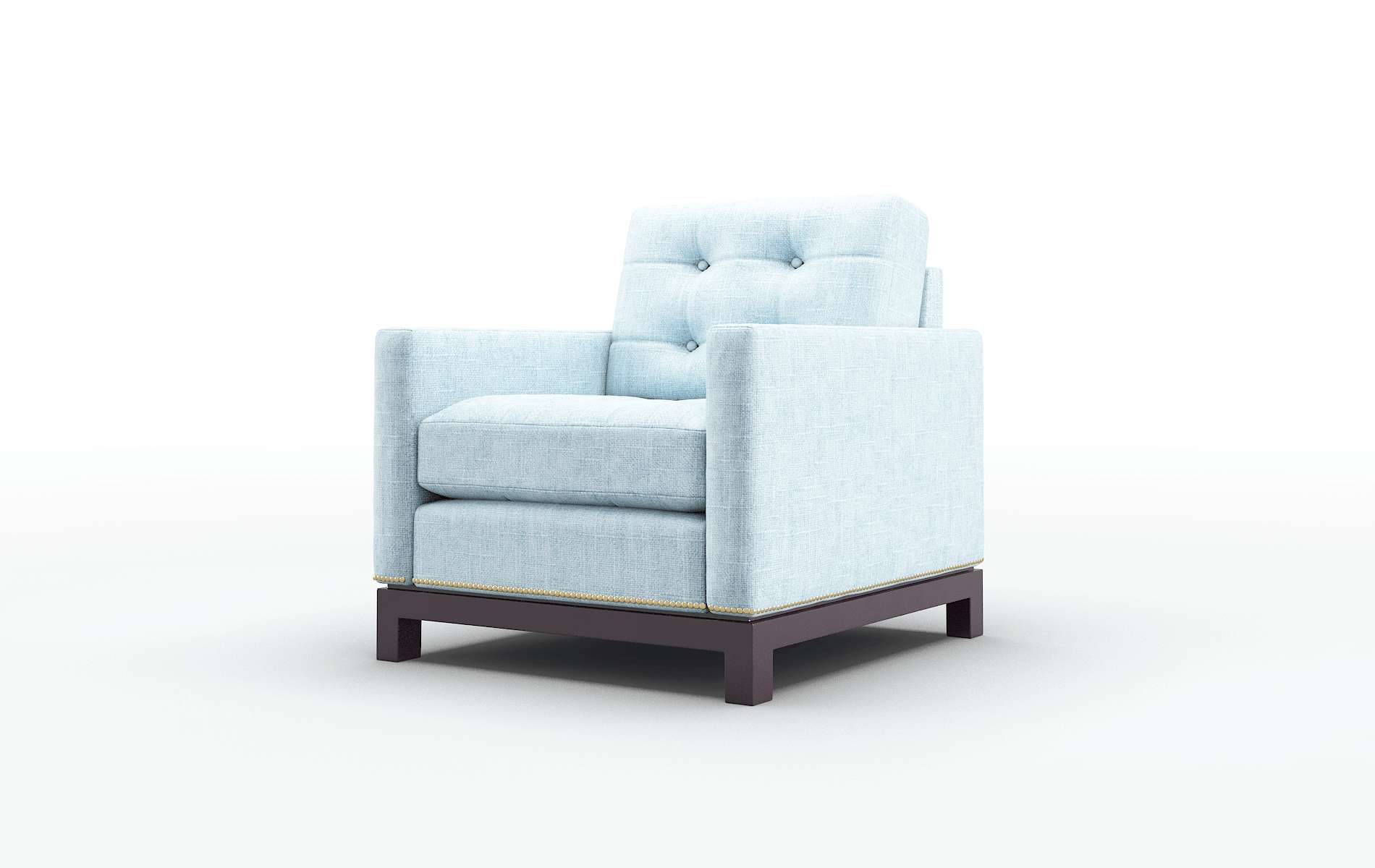 Davos Atlas Turquoise Chair espresso legs 4