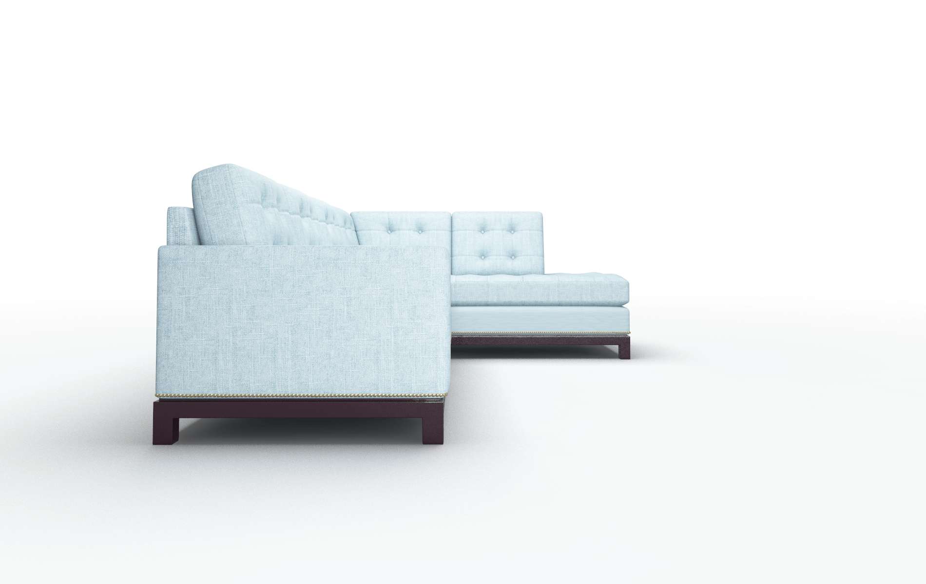 Davos Atlas Turquoise Panel espresso legs 3