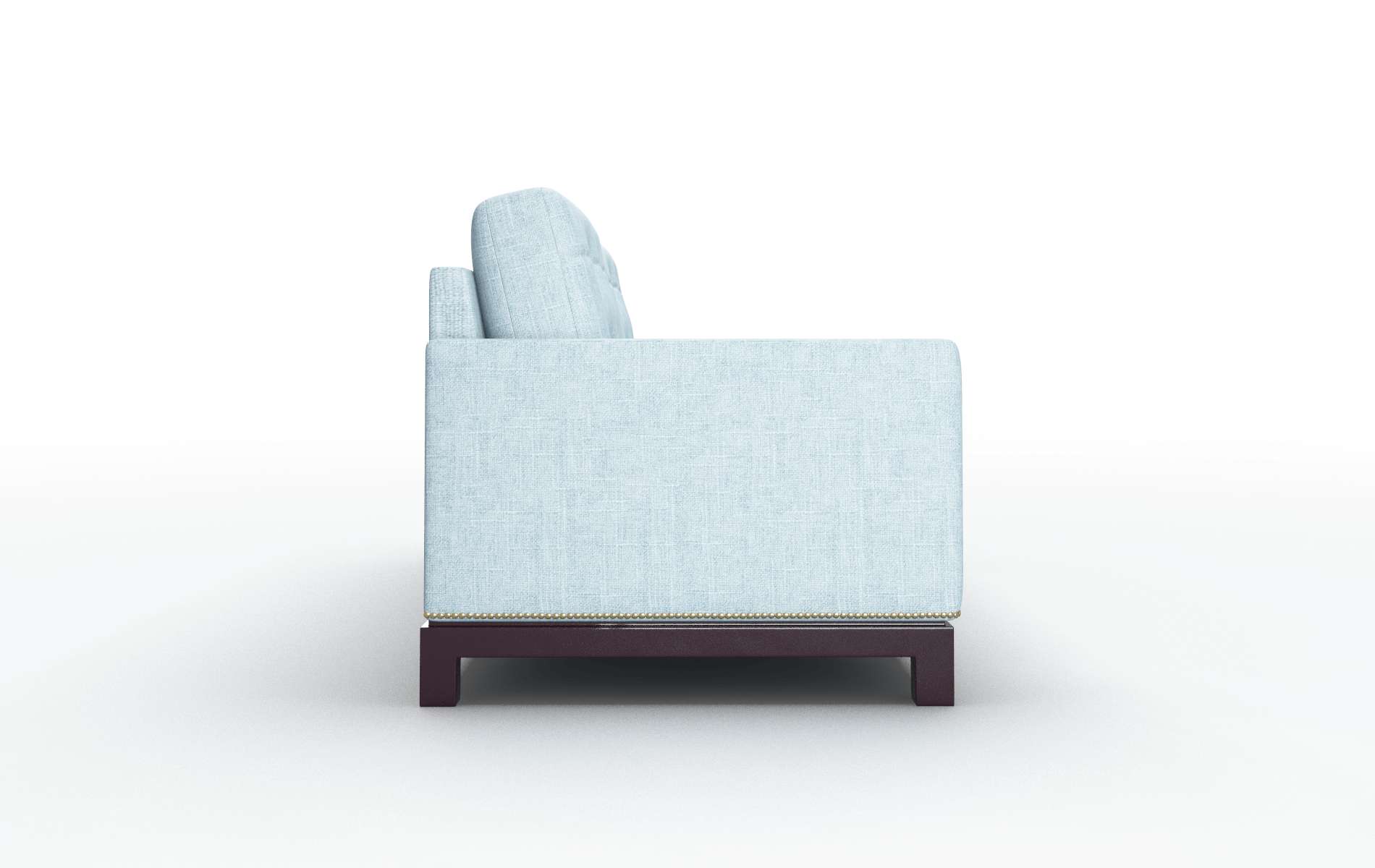 Davos Atlas Turquoise Sofa espresso legs 3