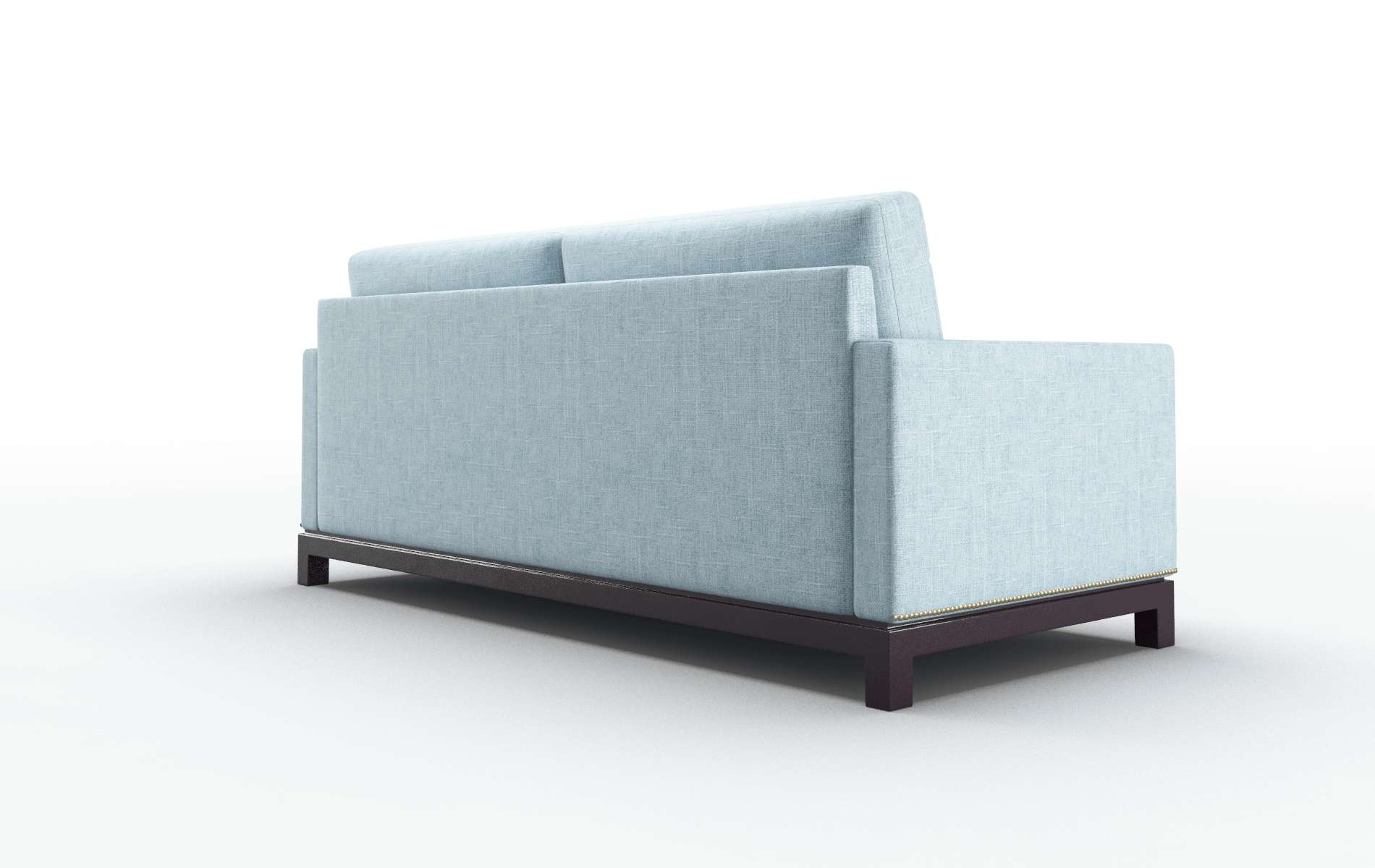 Davos Atlas Turquoise Sofa espresso legs 5