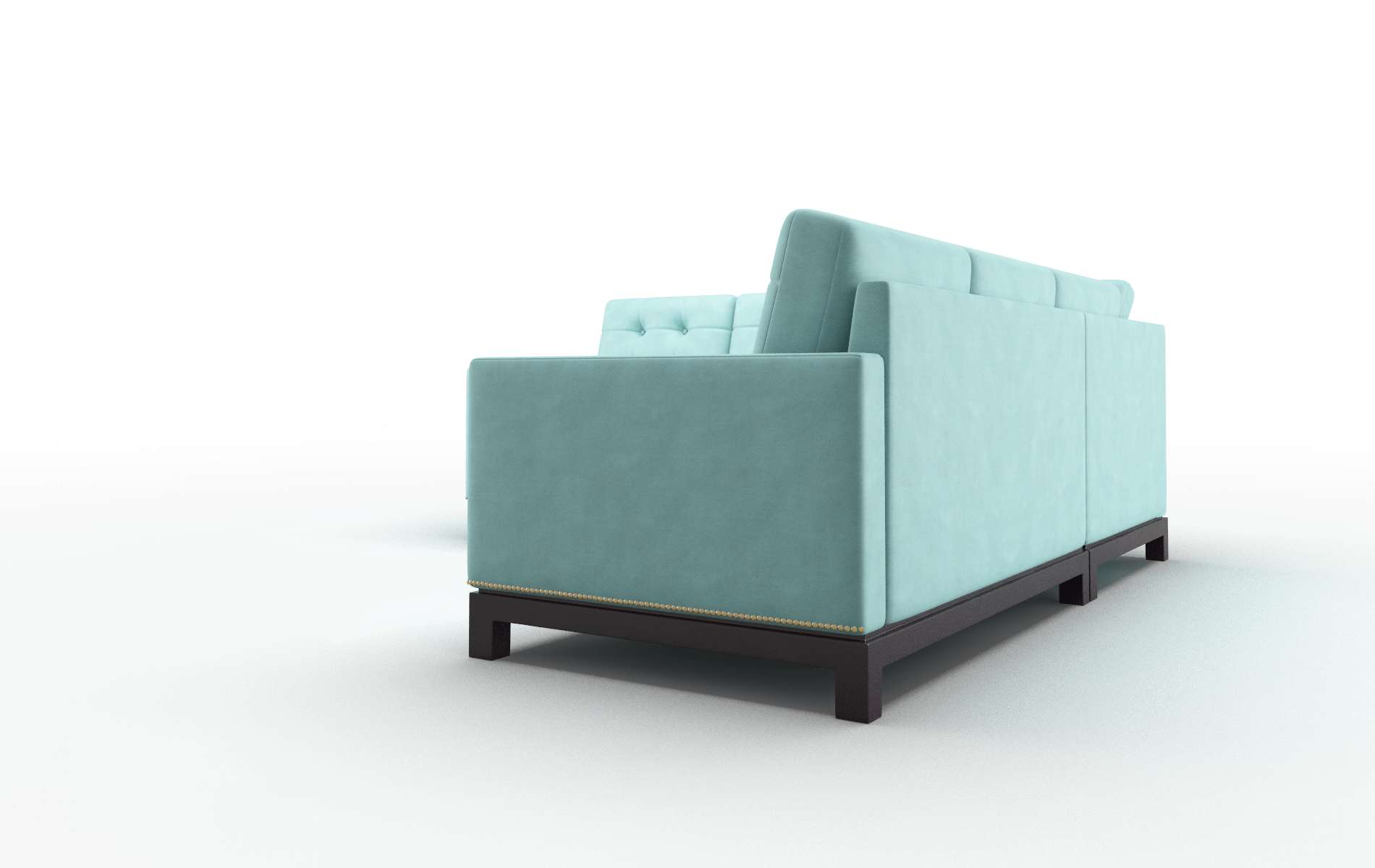 Davos Avalon_hp Aqua Sectional espresso legs 4