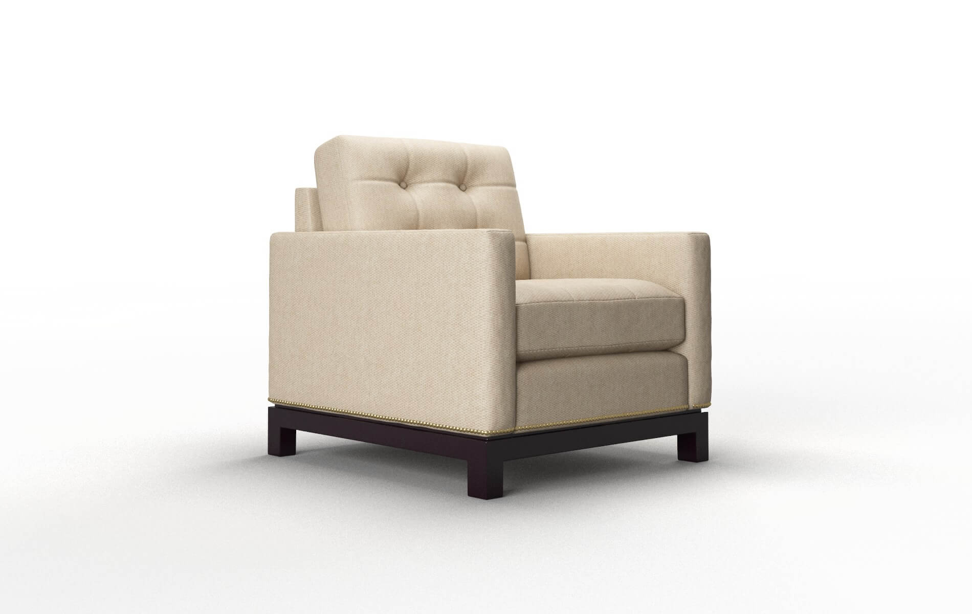 Davos Avenger Burlap Chair espresso legs 2