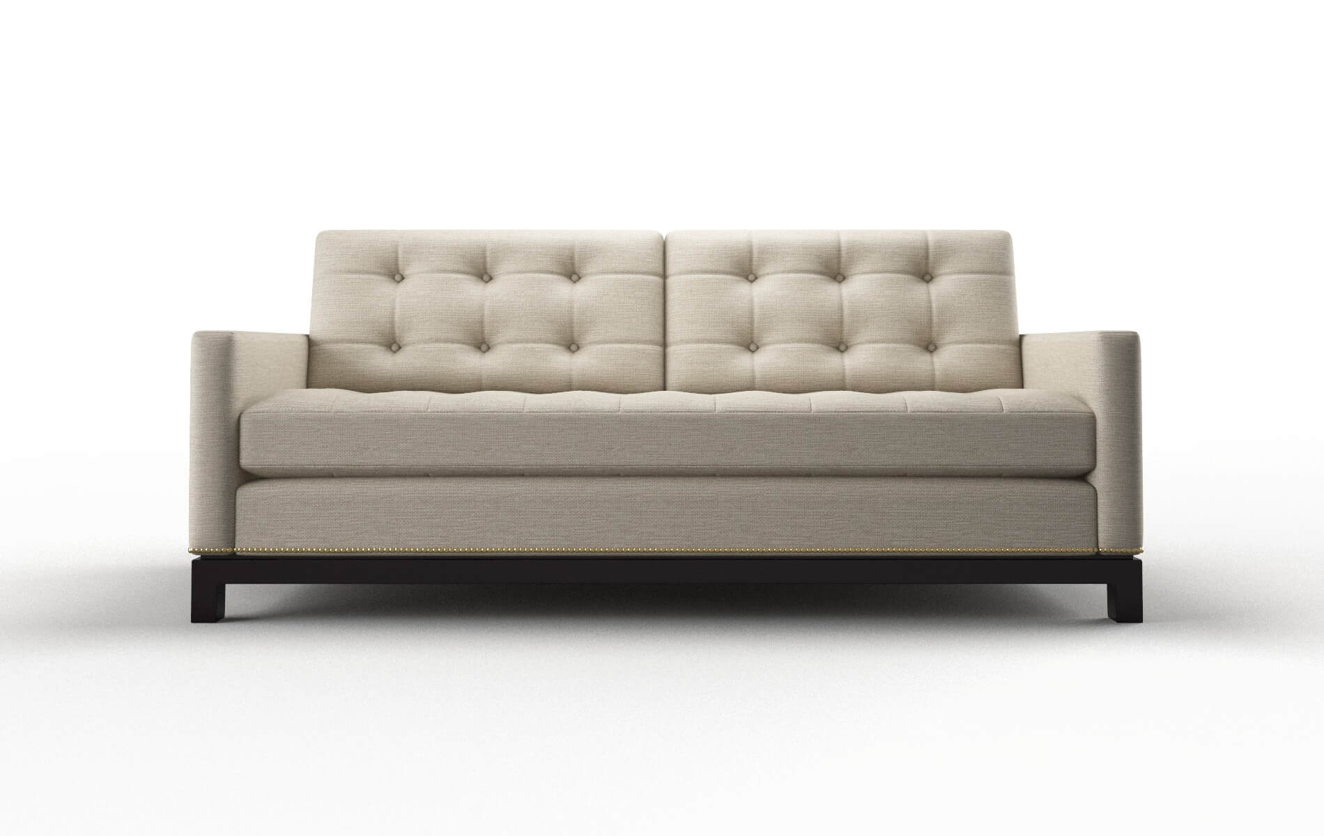 Davos Avenger Pumice Sofa espresso legs 1