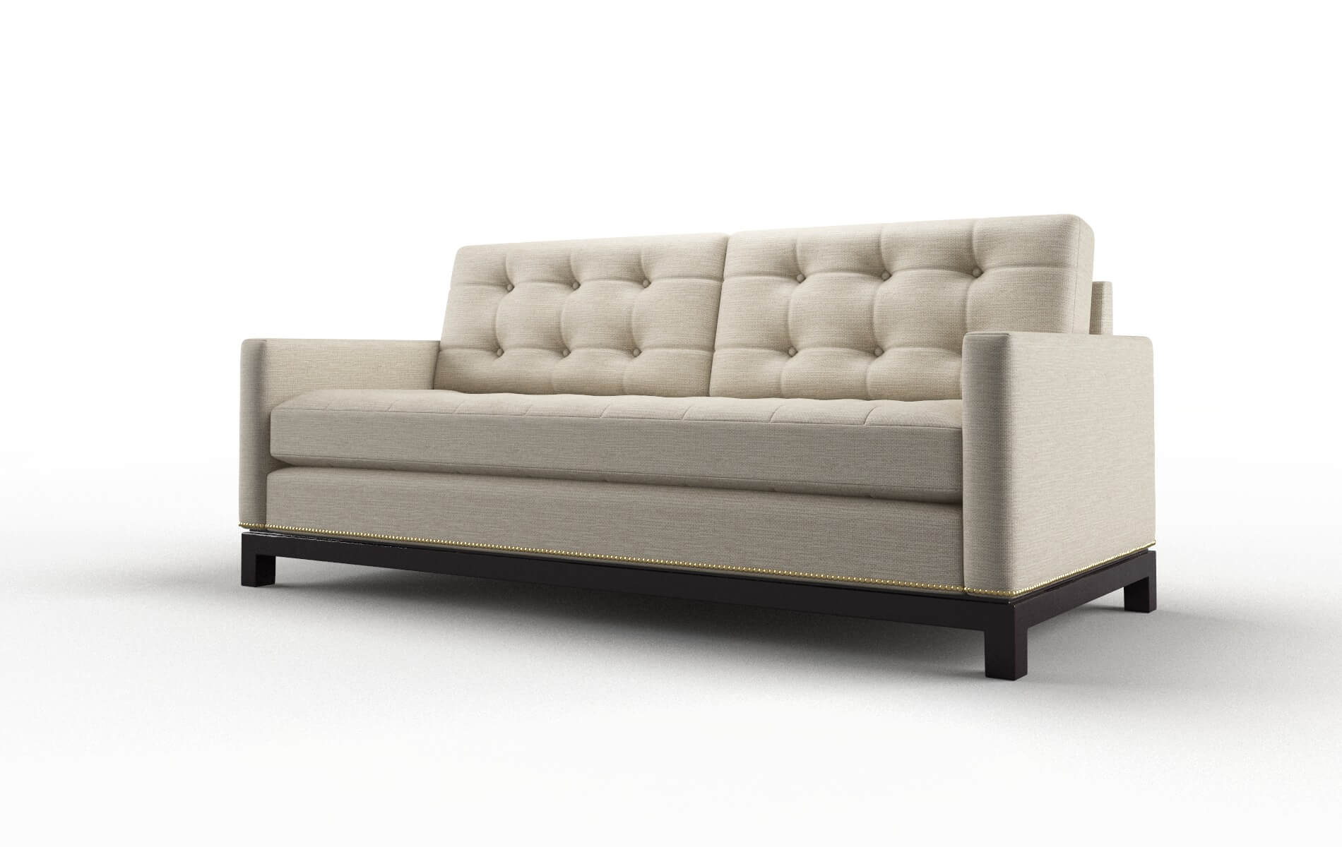 Davos Avenger Pumice Sofa espresso legs 4