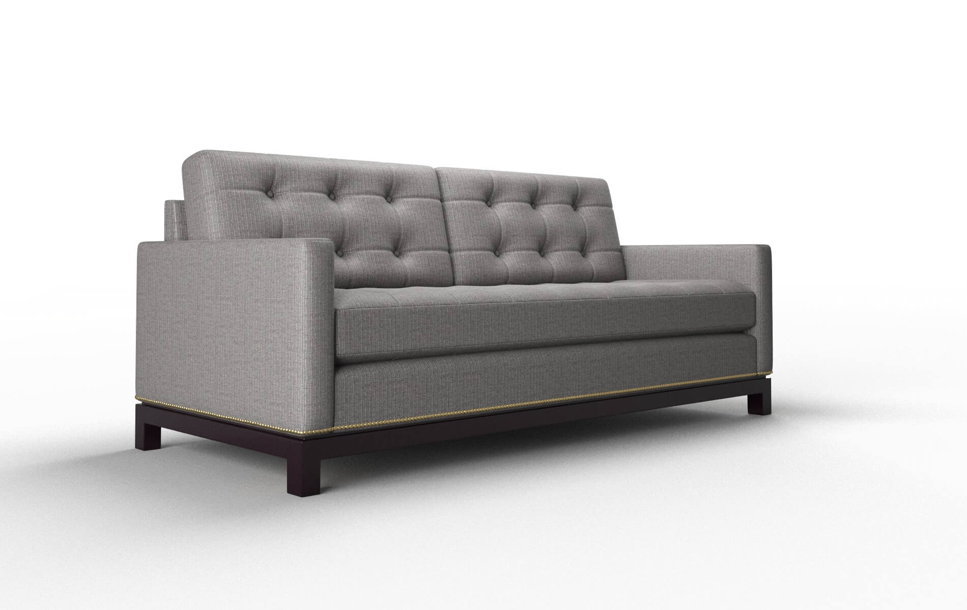 Davos Avenger Zinc Sofa espresso legs 2