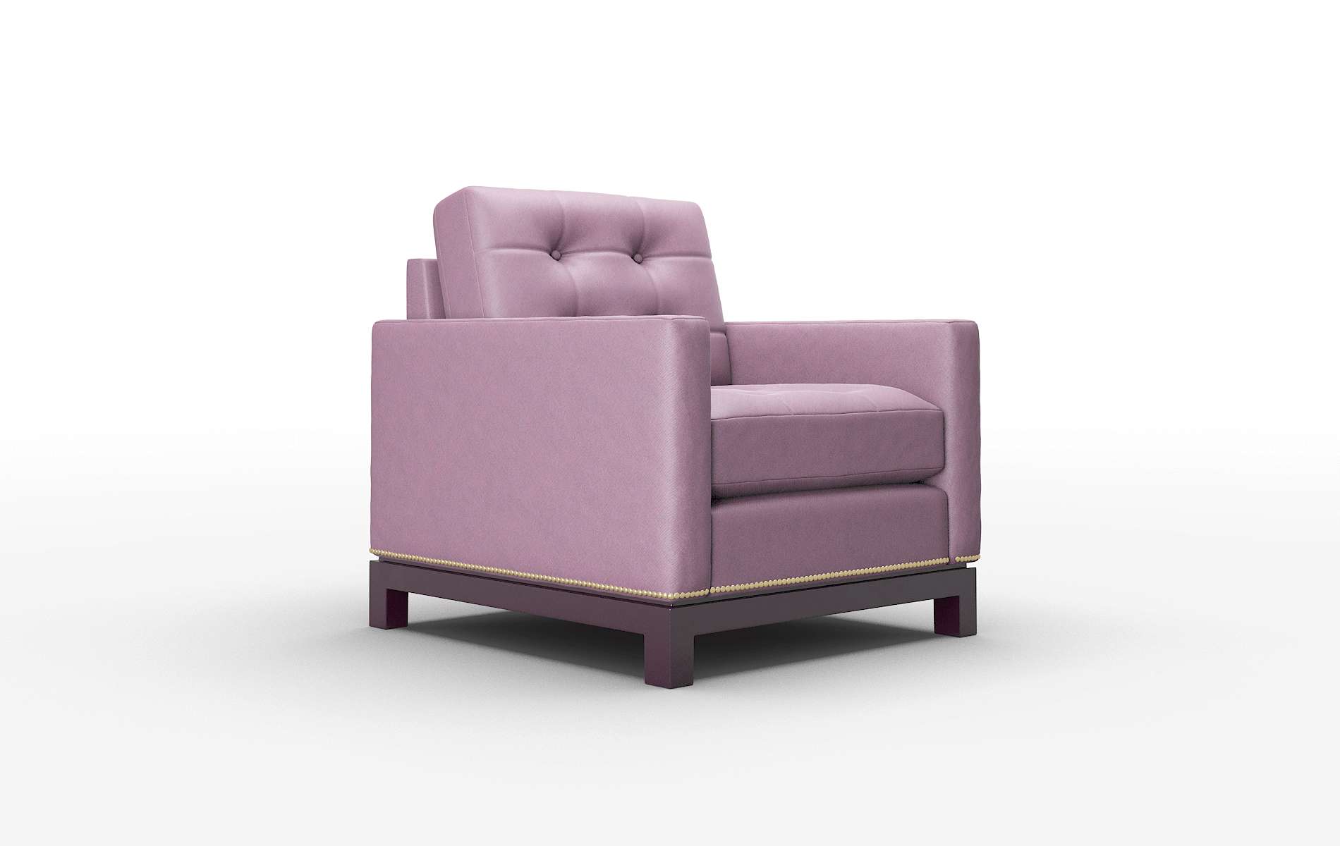 Davos Bella Aubergine Chair espresso legs 2