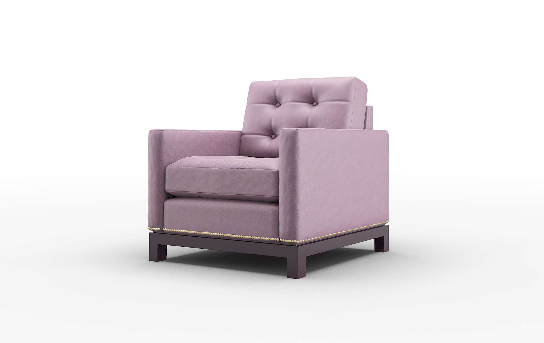 Davos Bella Aubergine Chair espresso legs 4