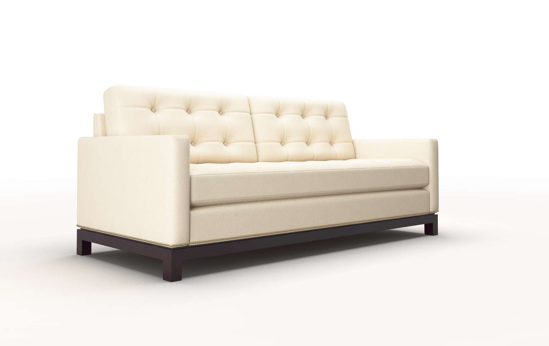 Davos Bella Buckwheat Sofa espresso legs 2