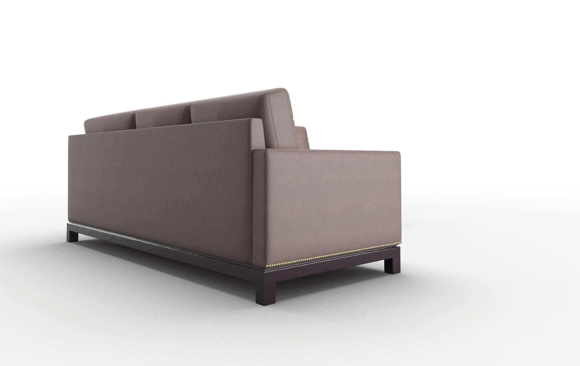 Davos Bella Espresso Sectional espresso legs 3