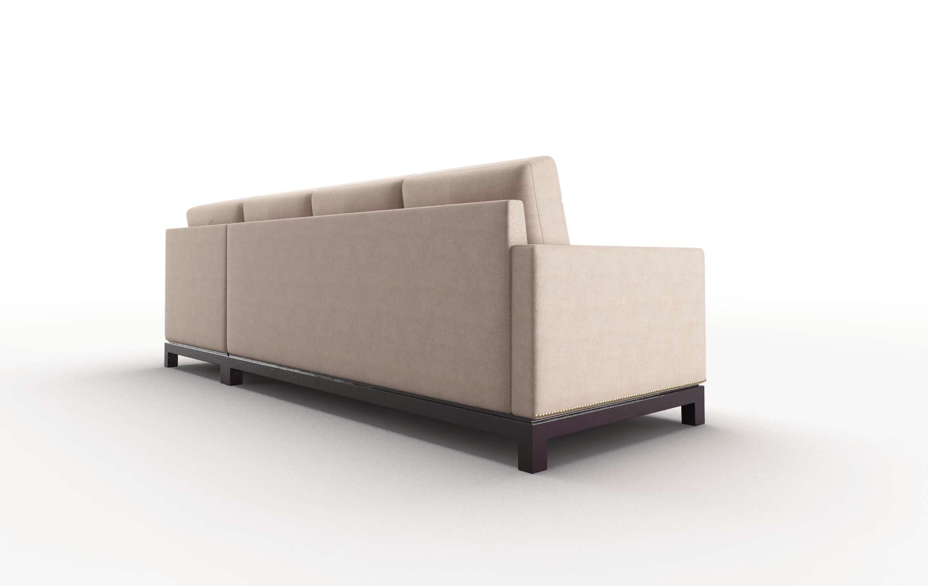 Davos Bella Pewter Panel espresso legs 5