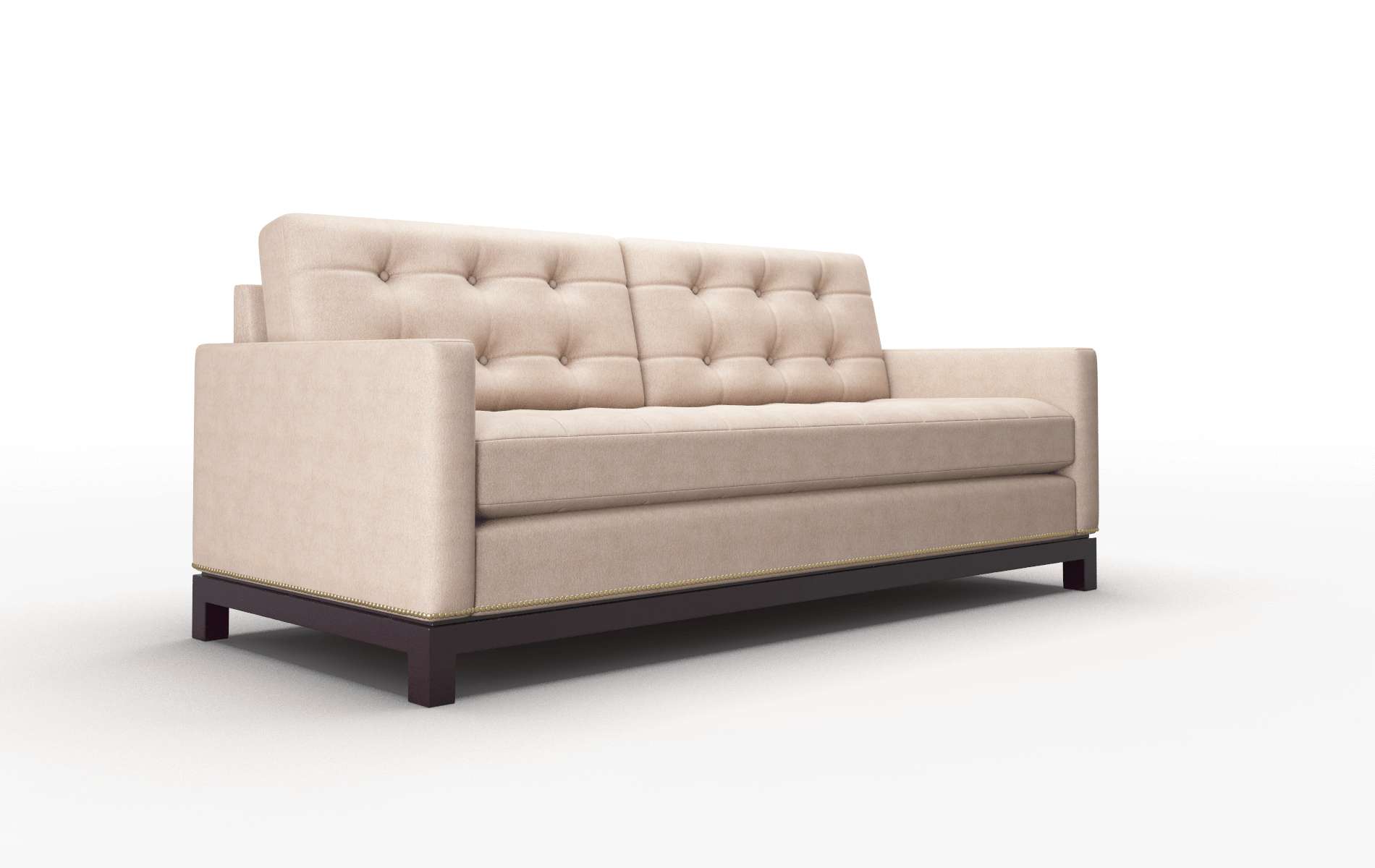 Davos Bella Pewter Sofa espresso legs 2