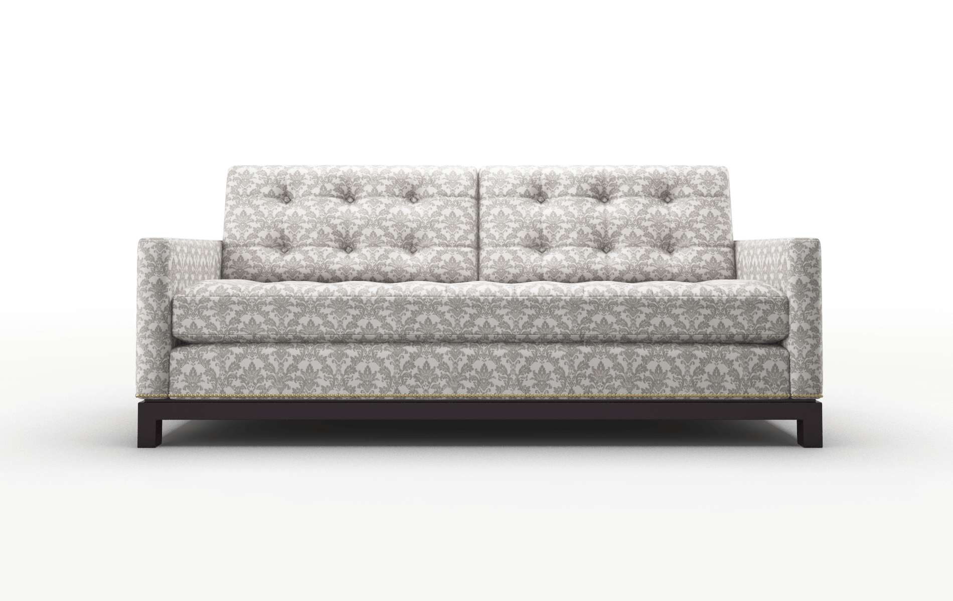 Davos Bergamo Dove Sofa espresso legs 1