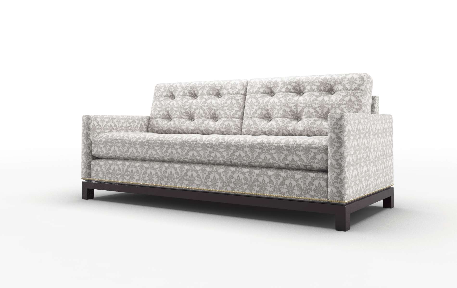 Davos Bergamo Dove Sofa espresso legs 4