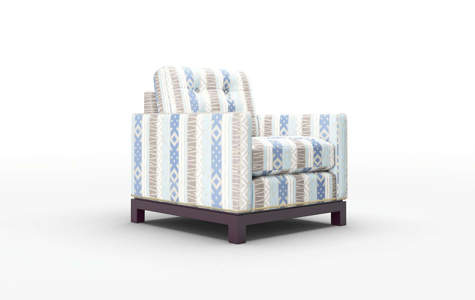 Davos Bodhi Indigo Chair espresso legs 2