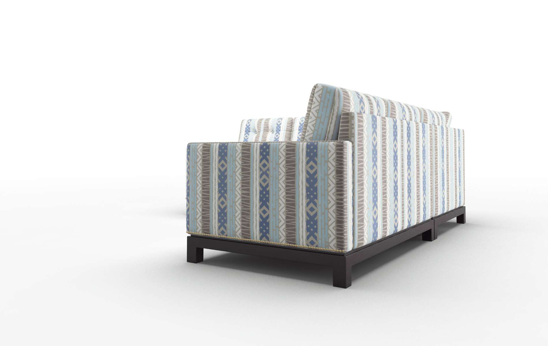 Davos Bodhi Indigo Sectional espresso legs 4
