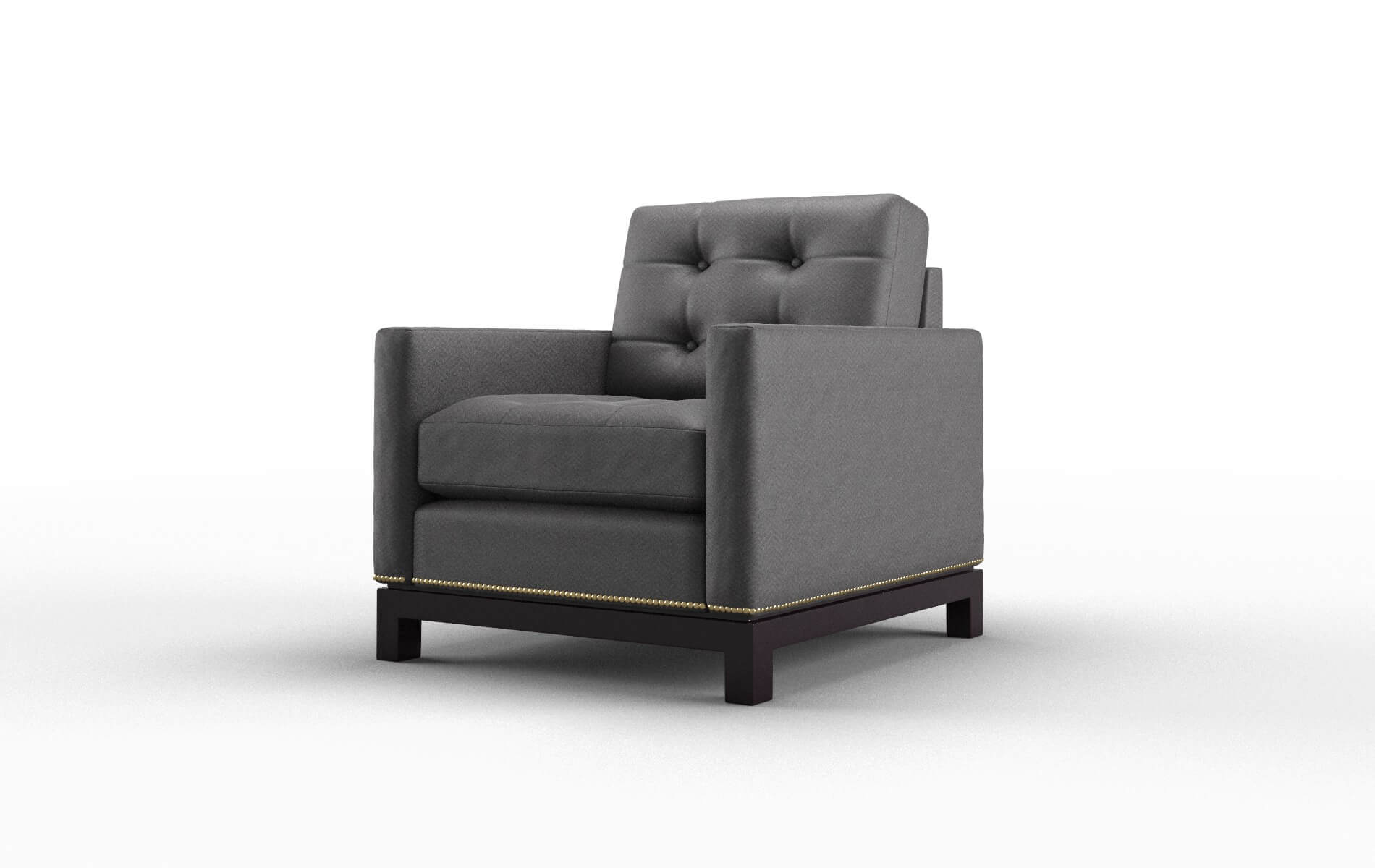 Davos Catalina Charcoal Chair espresso legs 4