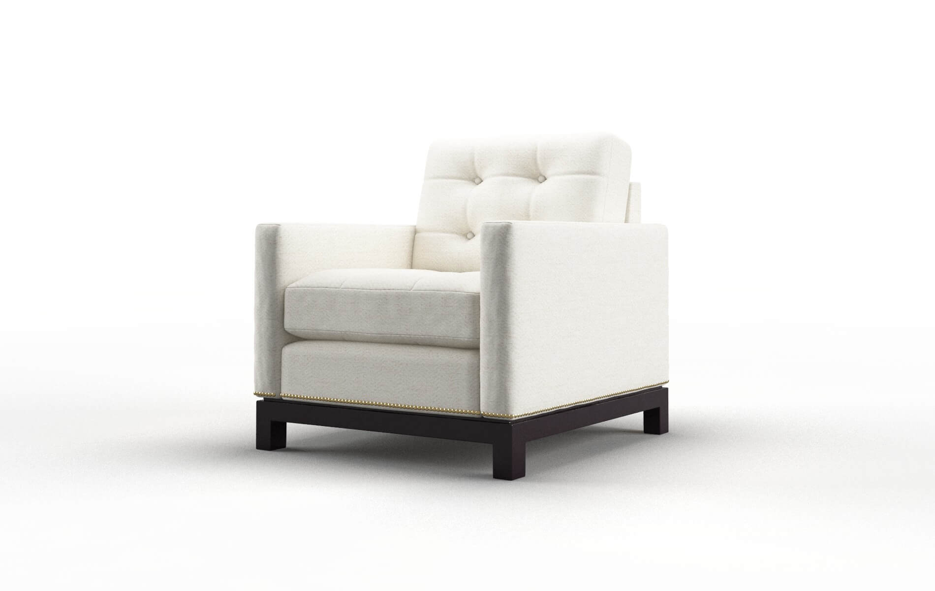 Davos Catalina Ivory Chair espresso legs 4