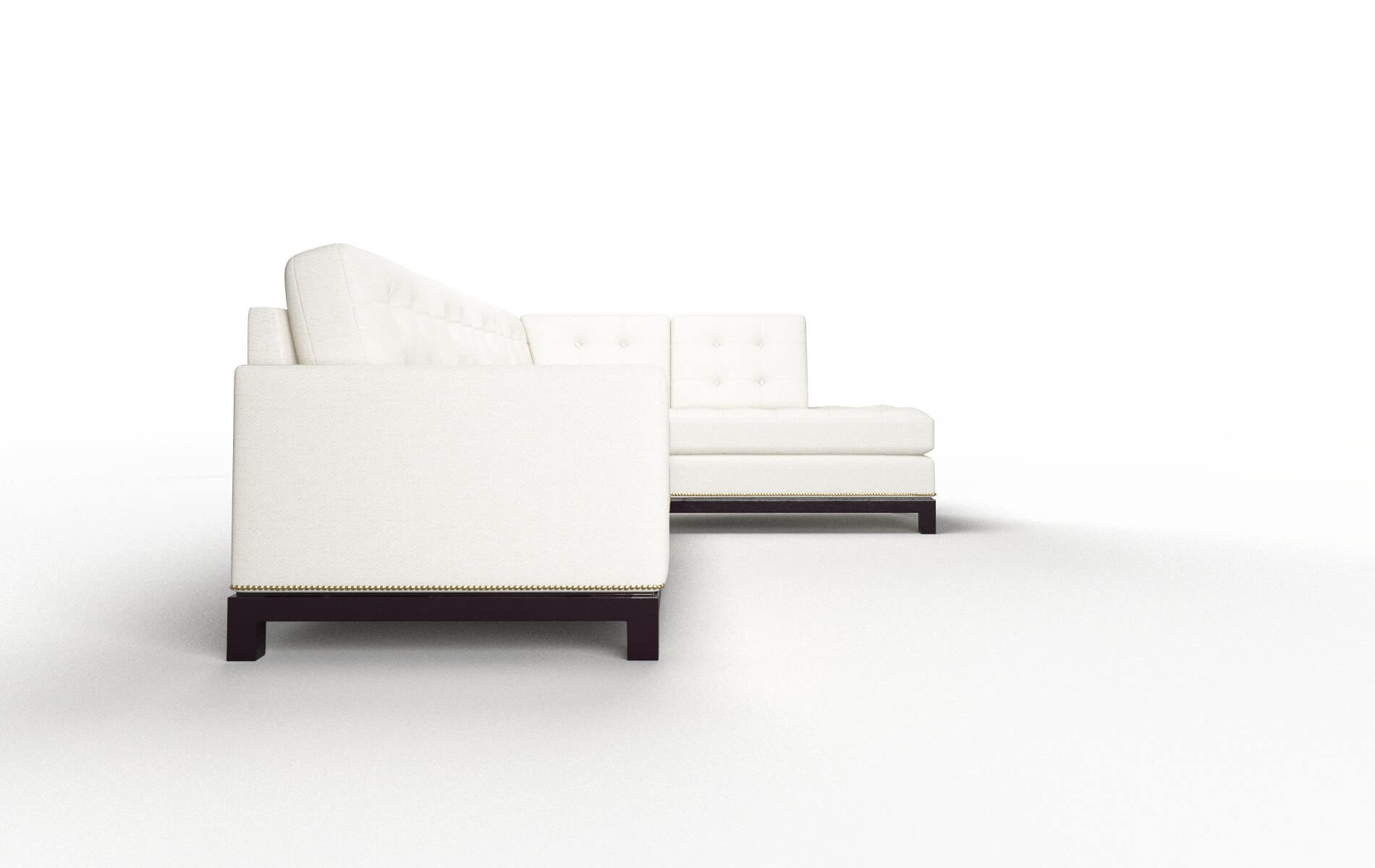 Davos Catalina Ivory Panel espresso legs 3