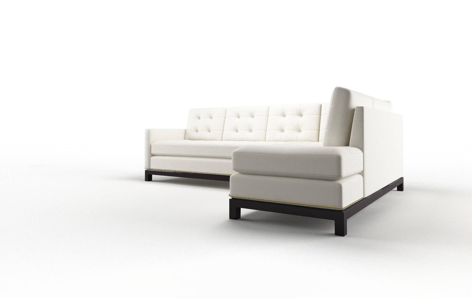 Davos Catalina Ivory Panel espresso legs 4
